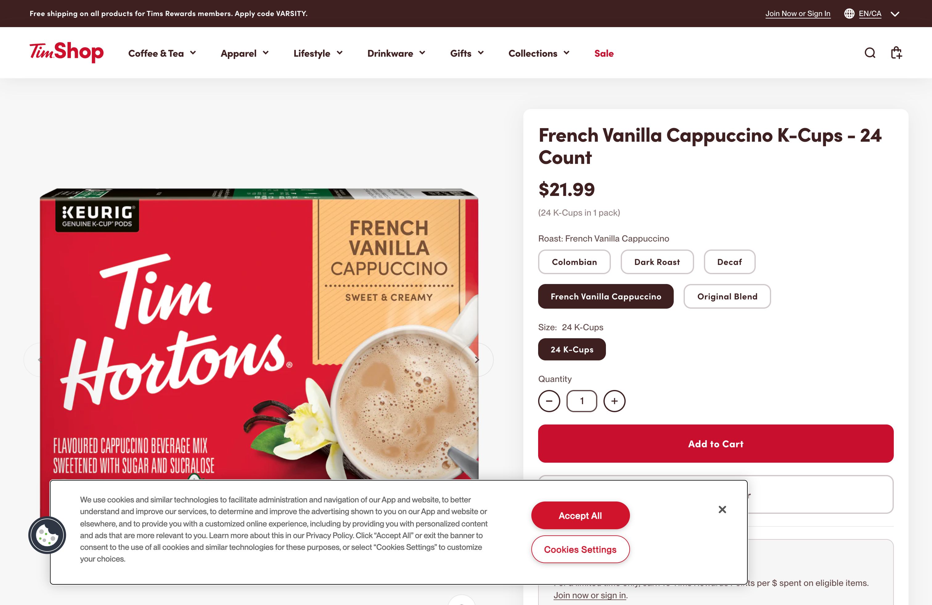 Tim Hortons screenshot 5