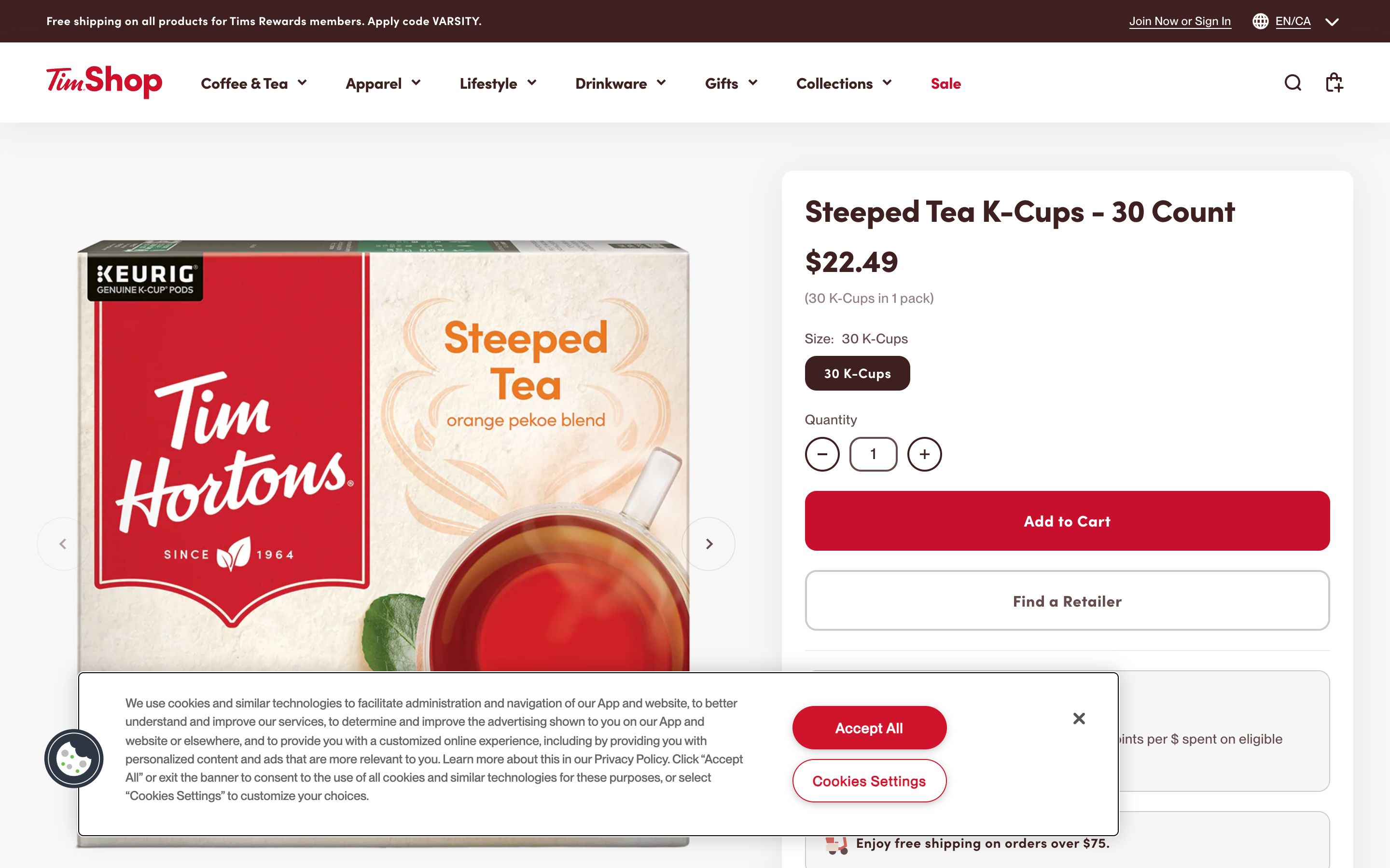 Tim Hortons screenshot 4