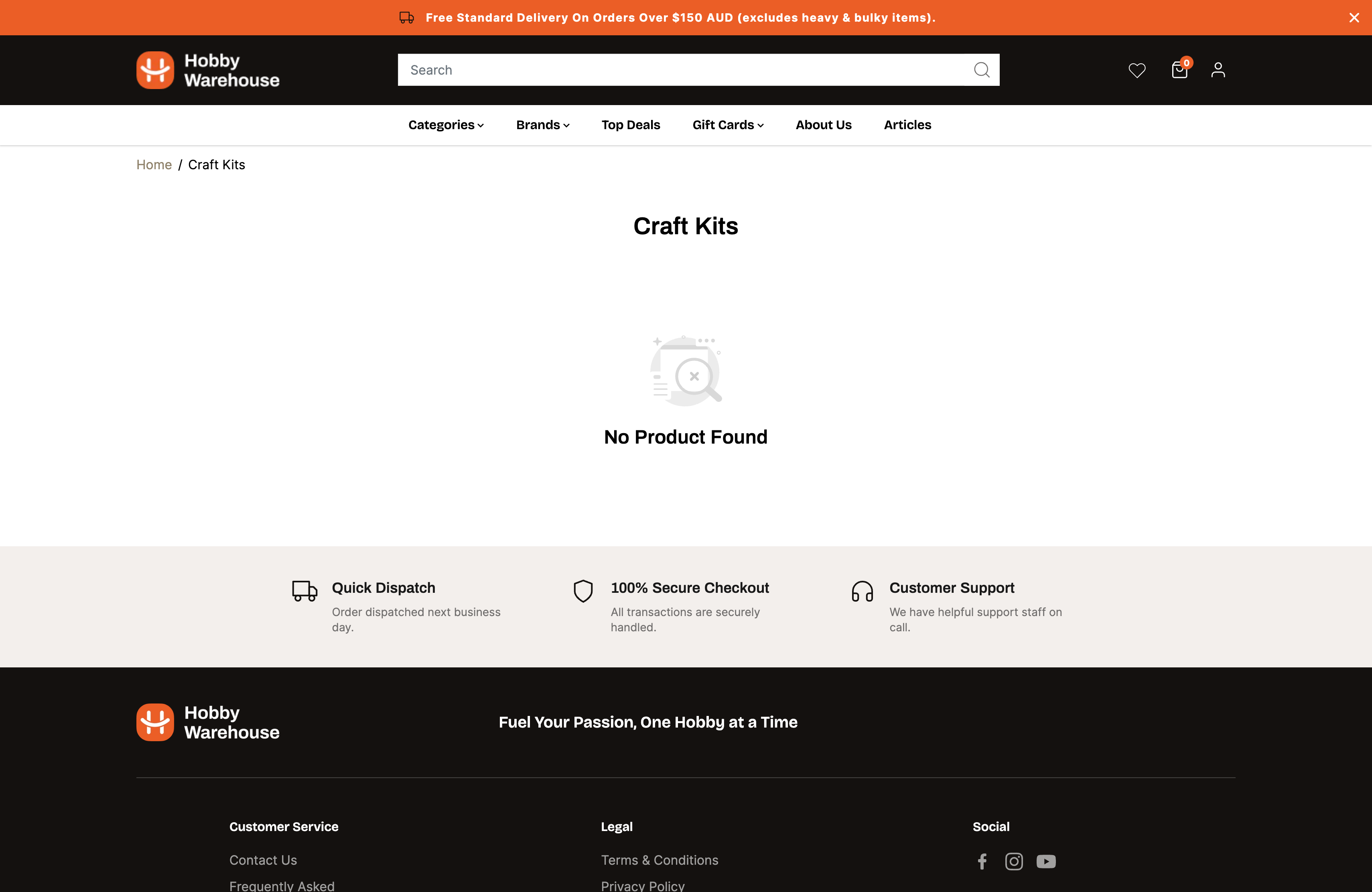 Hobby Warehouse Migration to Shopify screenshot 3