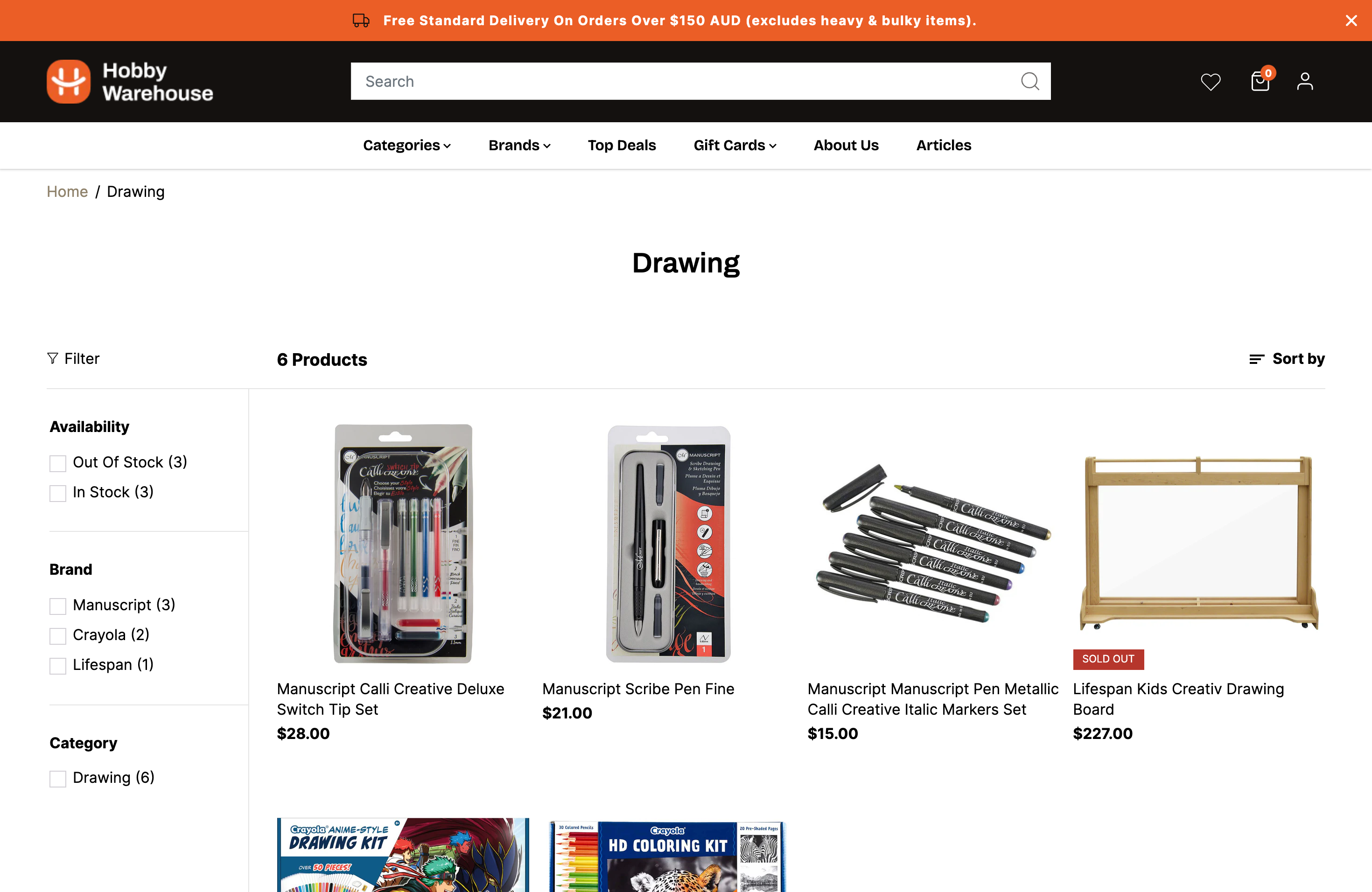 Hobby Warehouse Migration to Shopify screenshot 2