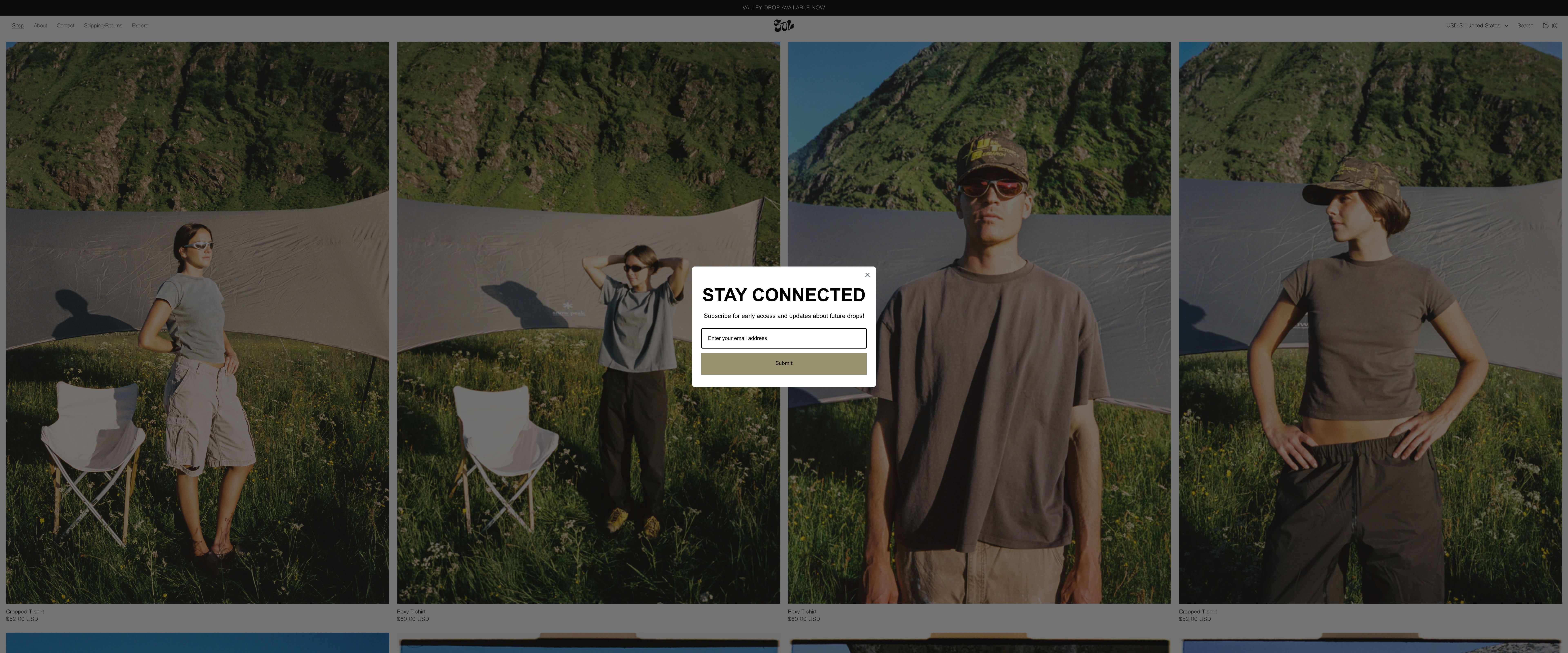 Dawn theme redesign: SOL Mountain Goods screenshot 3