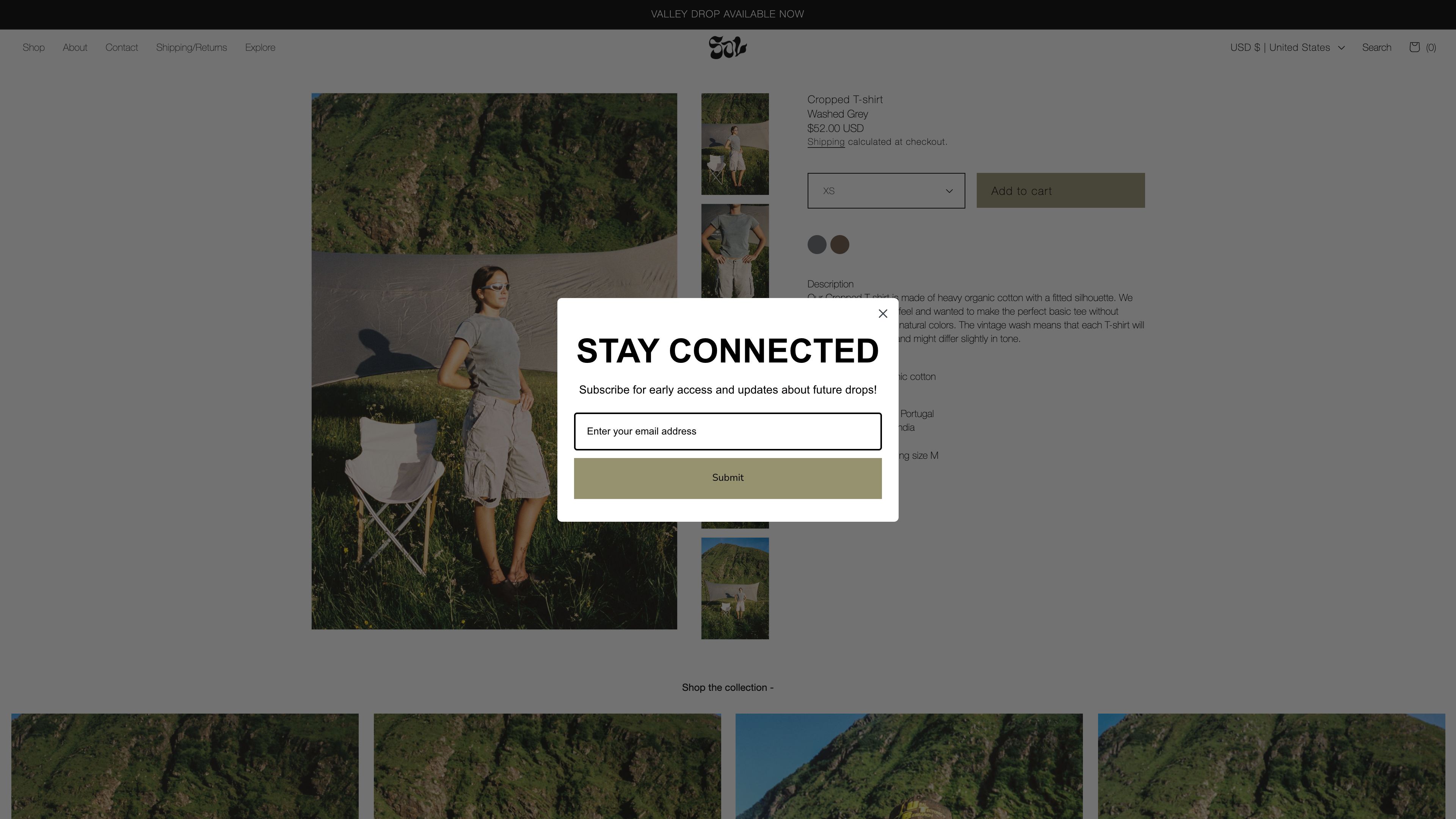 Dawn theme redesign: SOL Mountain Goods screenshot 4