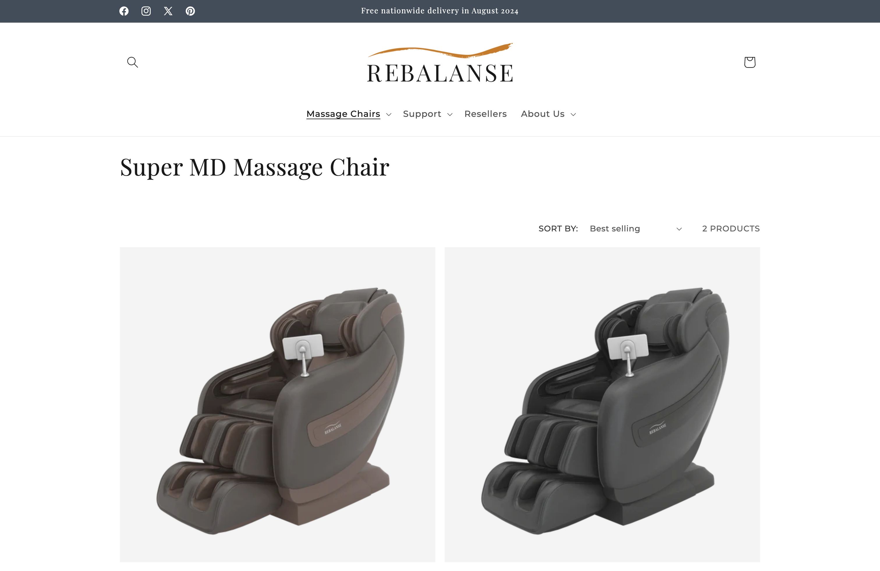 Rebalanse - Luxury Massage chairs screenshot 5