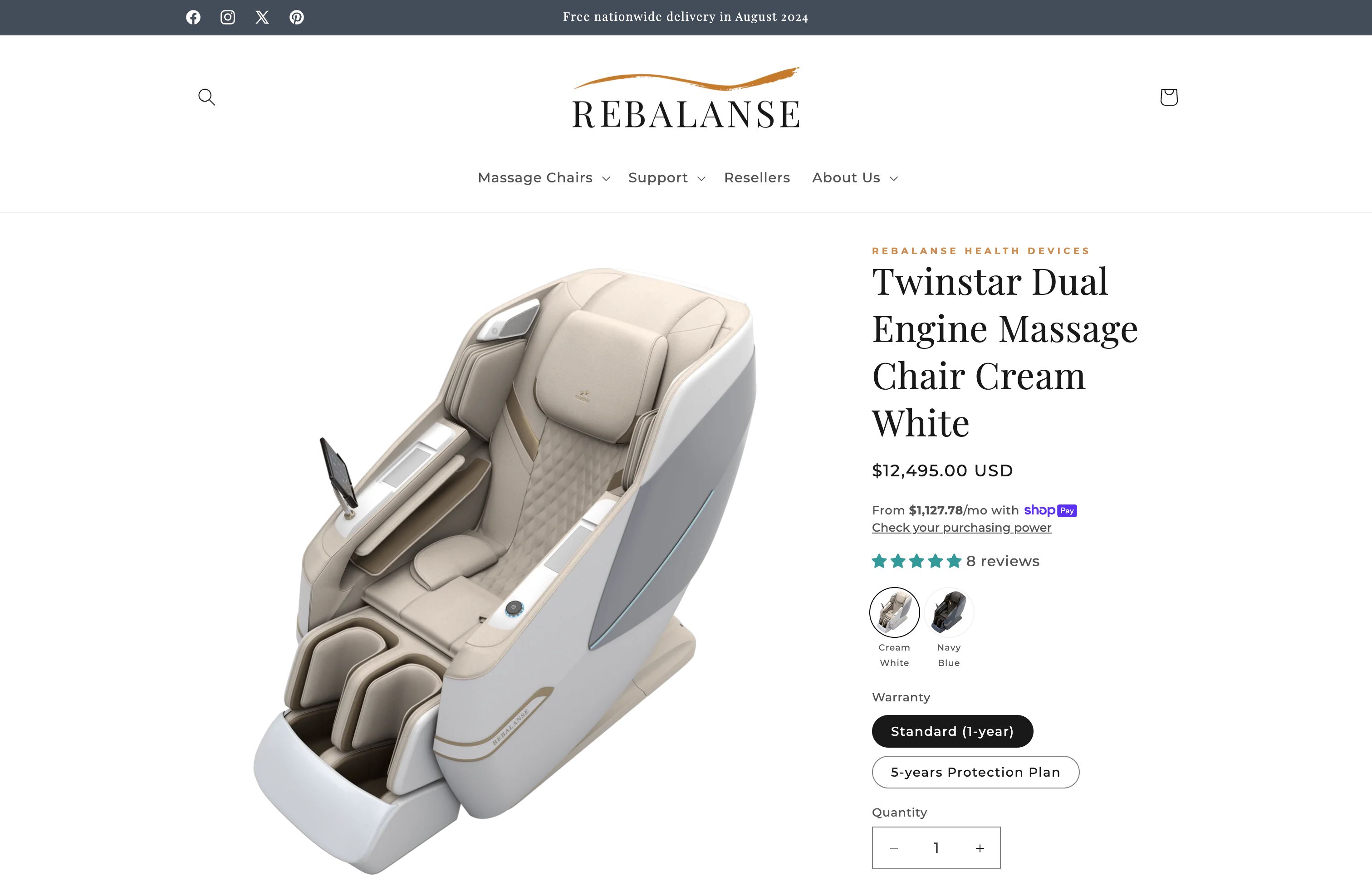 Rebalanse - Luxury Massage chairs screenshot 6