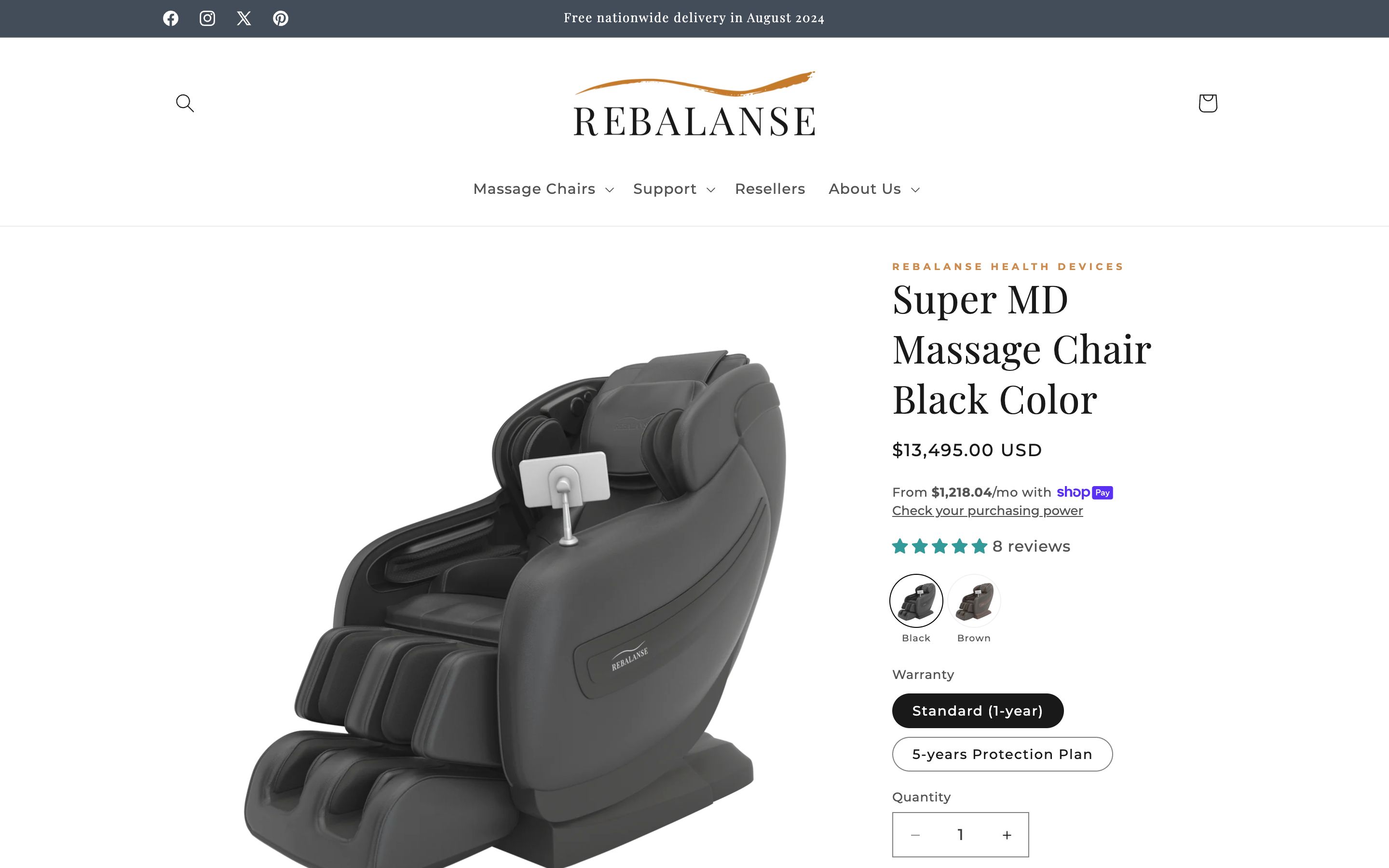 Rebalanse - Luxury Massage chairs screenshot 3