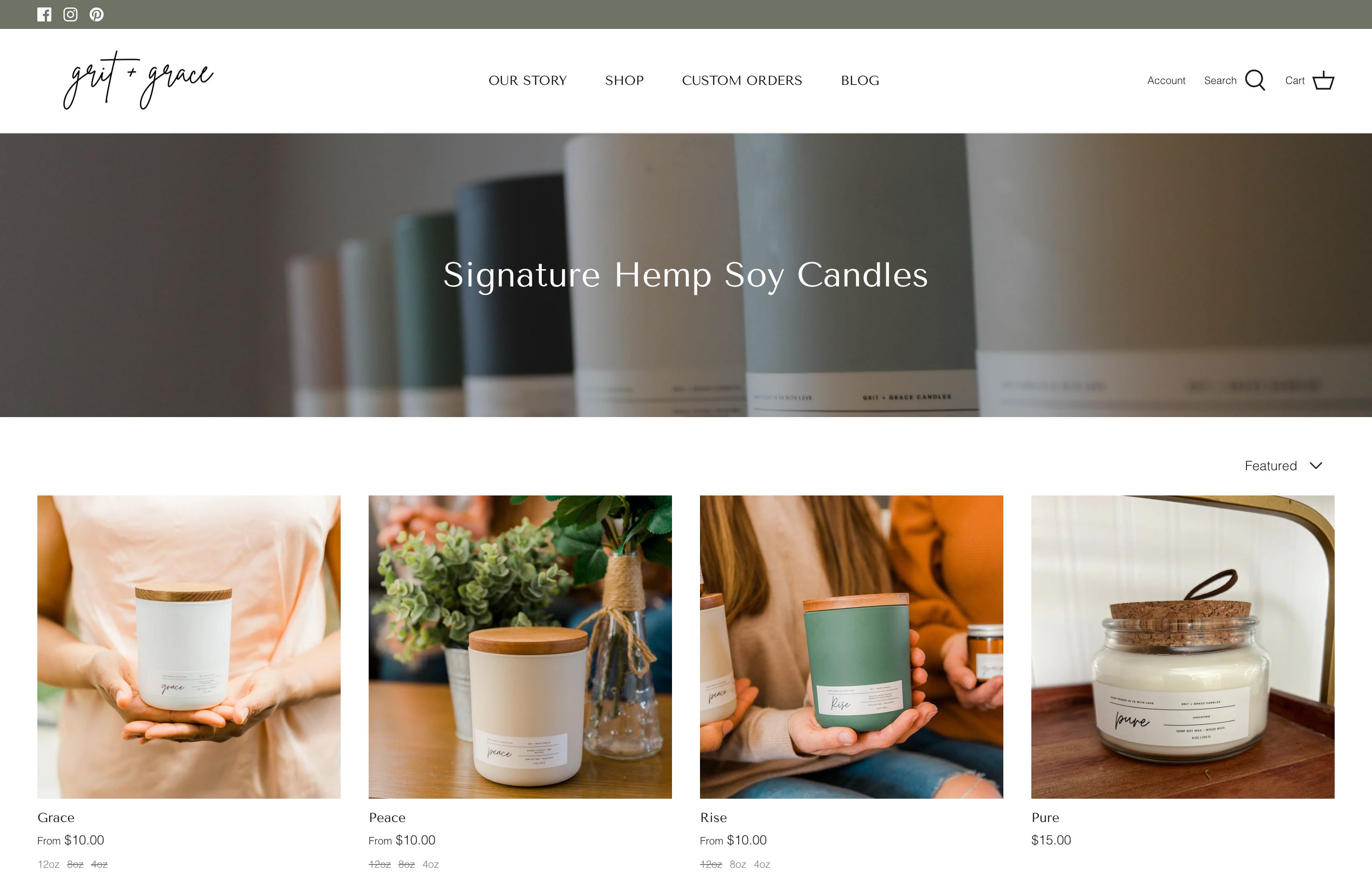 grit + grace // Site Build & Setup screenshot 2