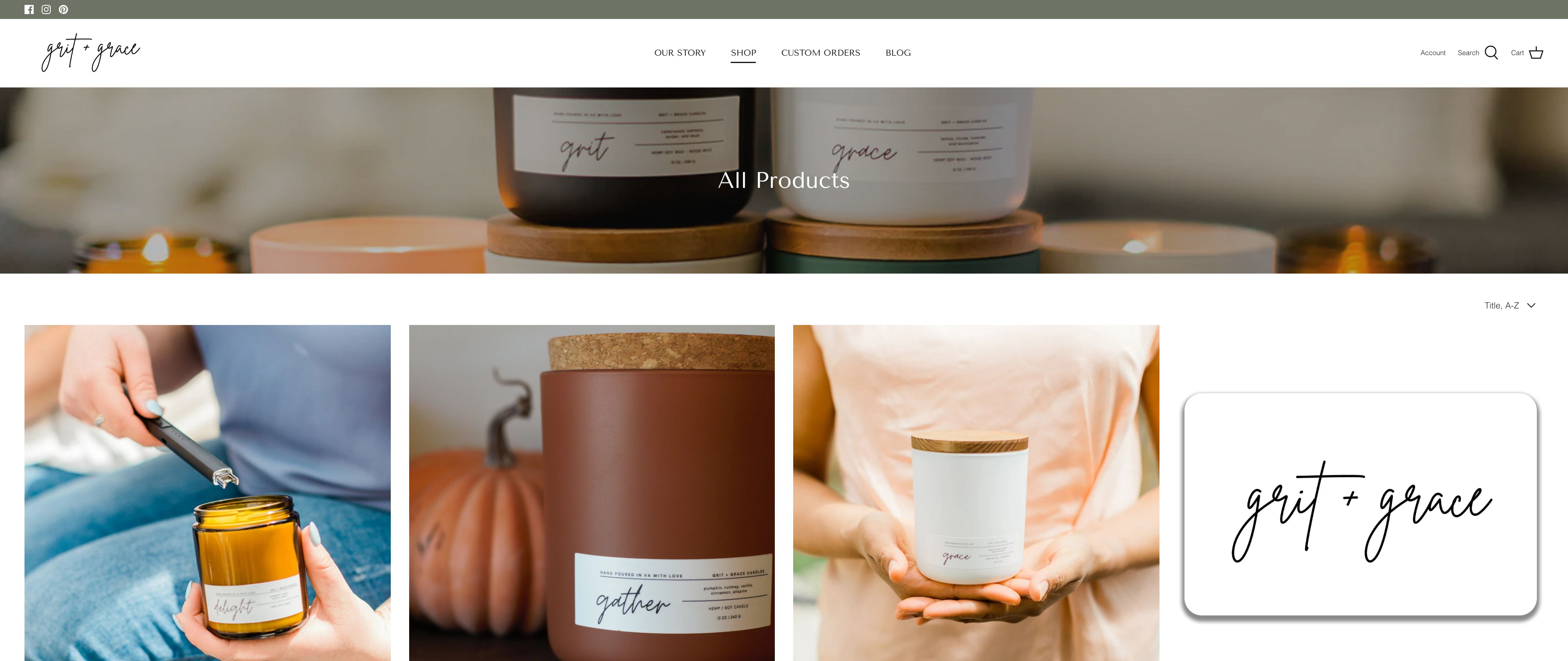 grit + grace // Site Build & Setup screenshot 3