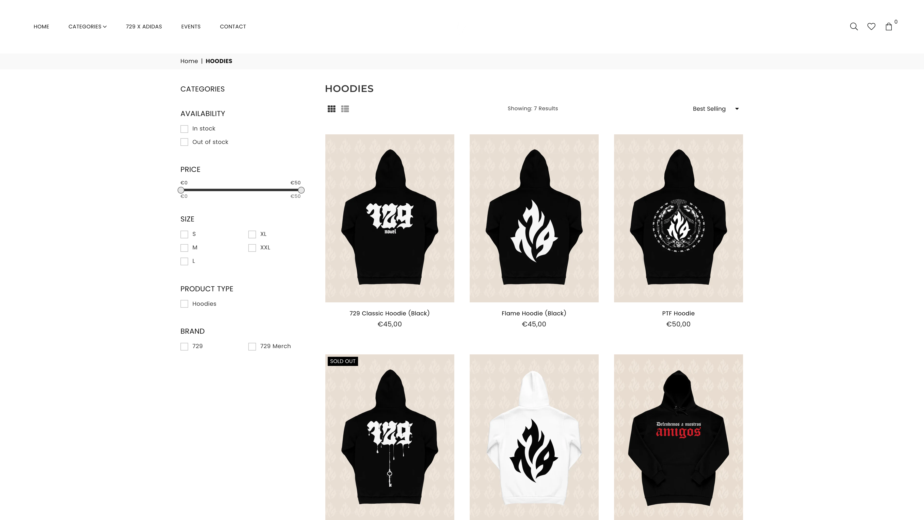 729 Merch screenshot 4