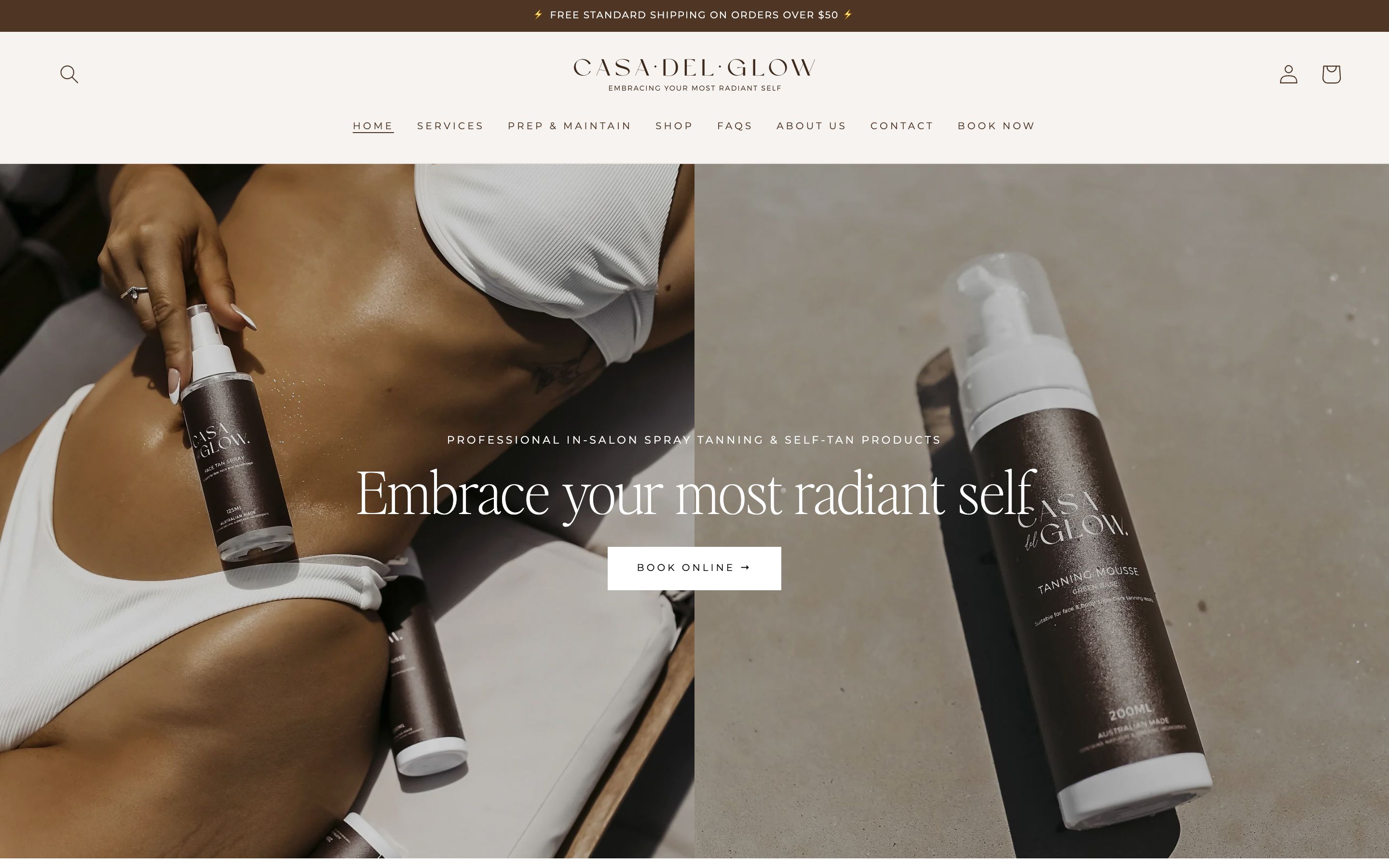 Casa Del Glow | Self-Tanning & Beauty  screenshot 5