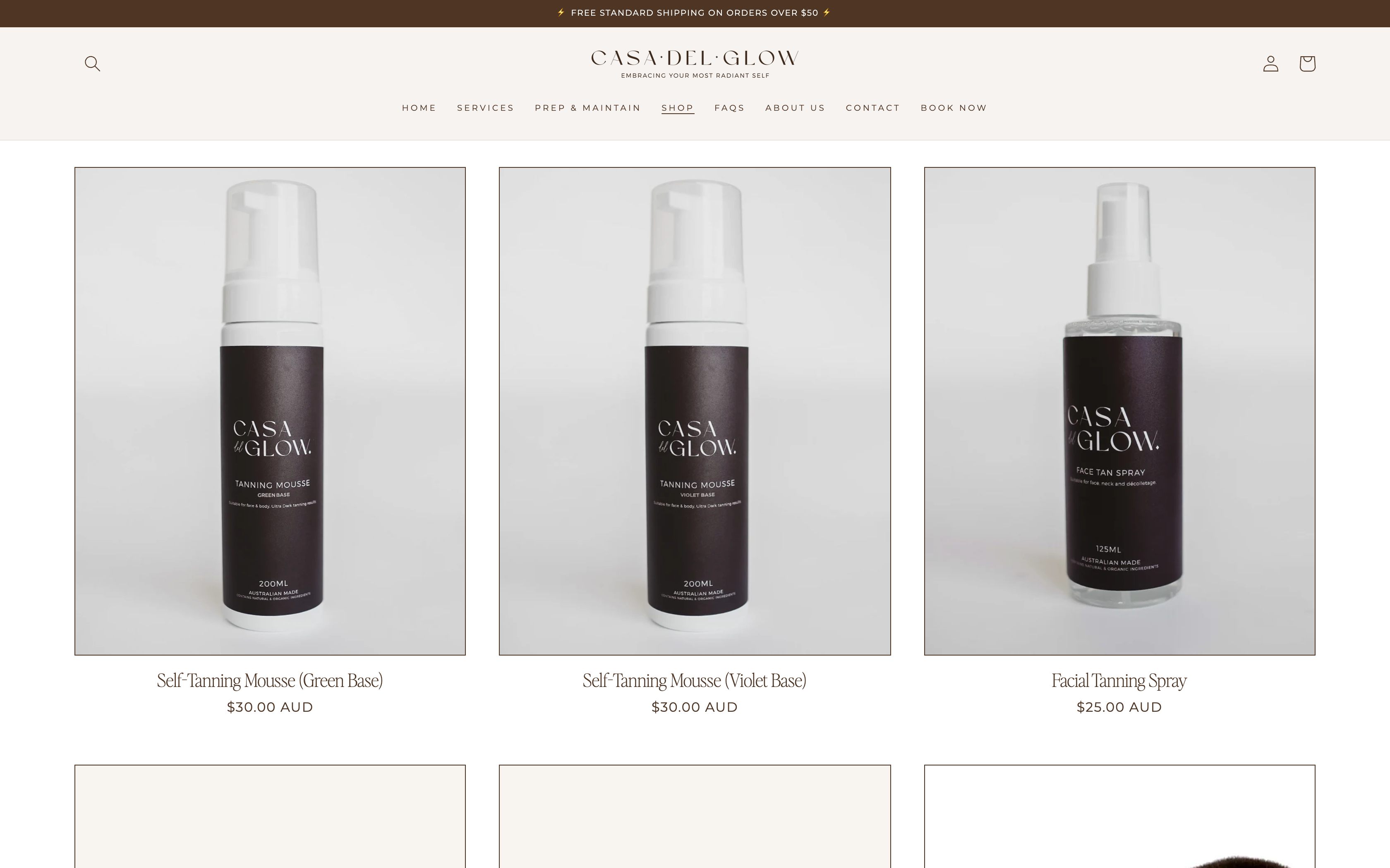 Casa Del Glow | Self-Tanning & Beauty  screenshot 2