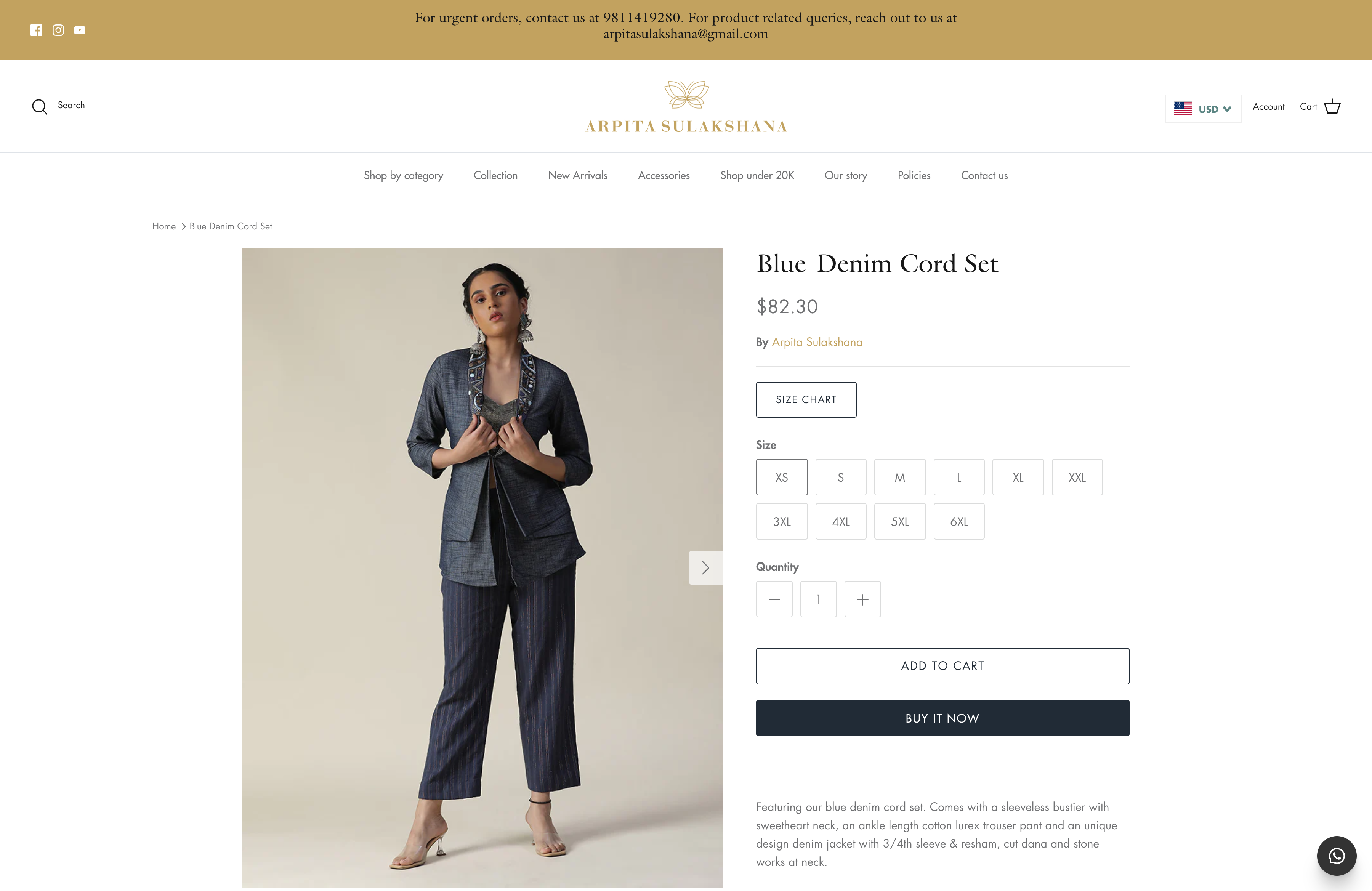 Arpitasulakshana - Indian Ethnic Clothing E-commerce Store screenshot 3
