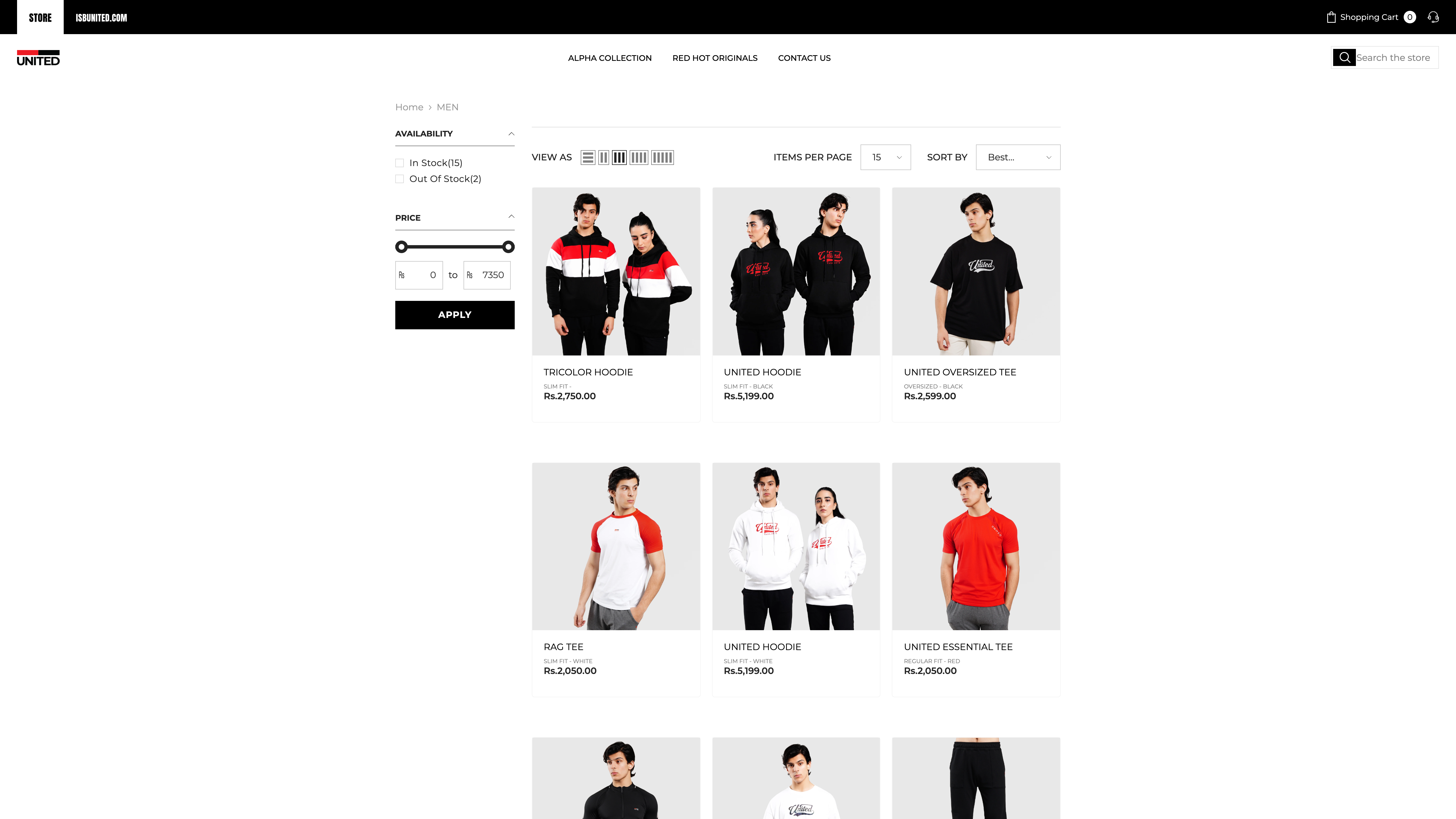 Islamabad United Online Store screenshot 2