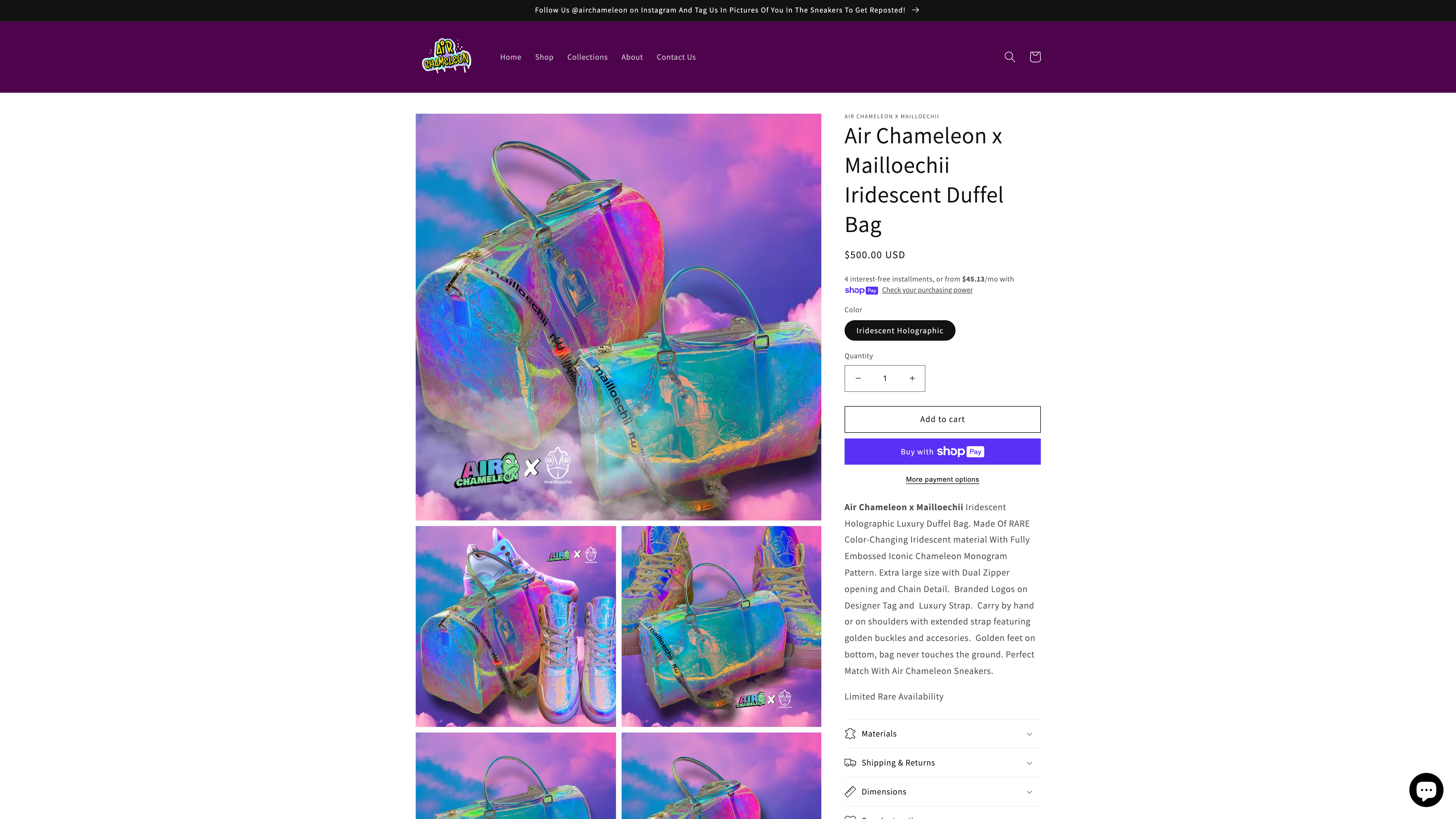 Air Chameleon Sneakers screenshot 3