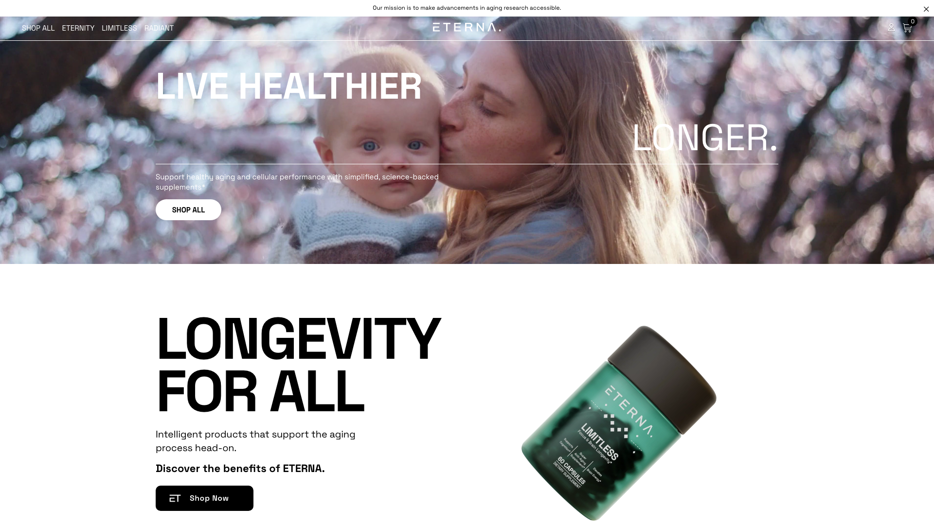 Custom Design of The Homepage and Product Page