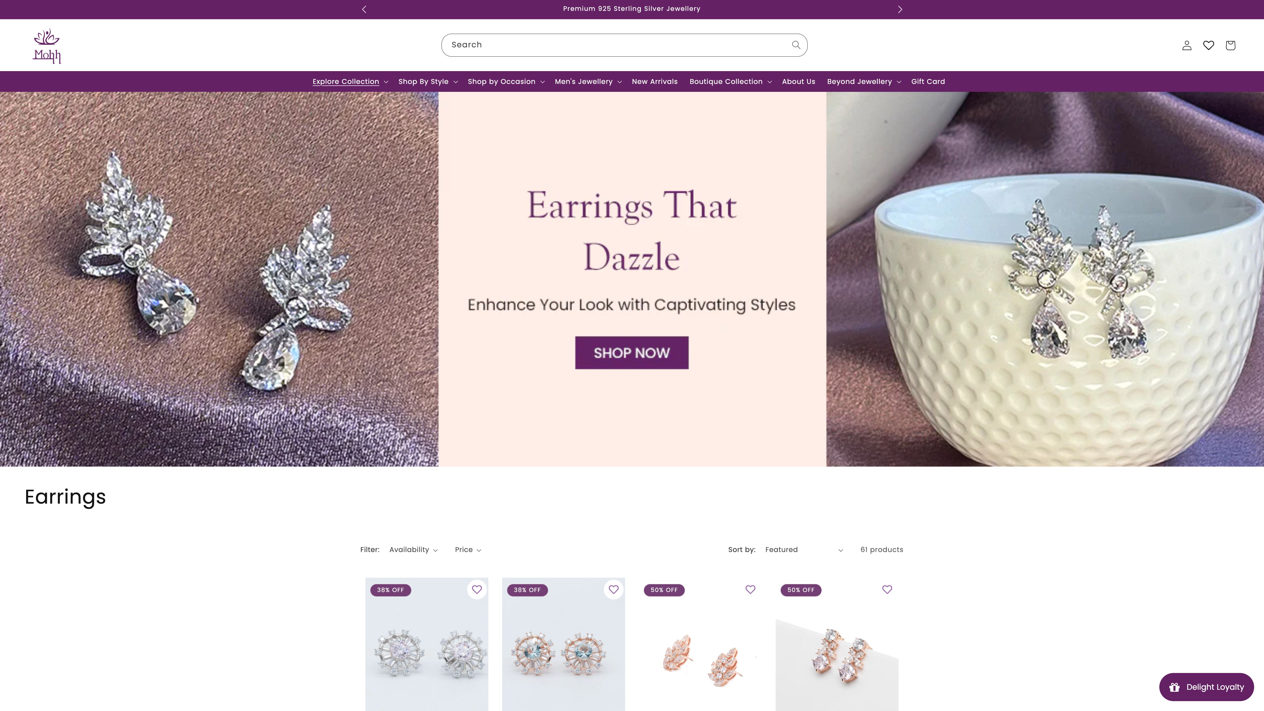 Store design for a new Brand - Mohh screenshot 2