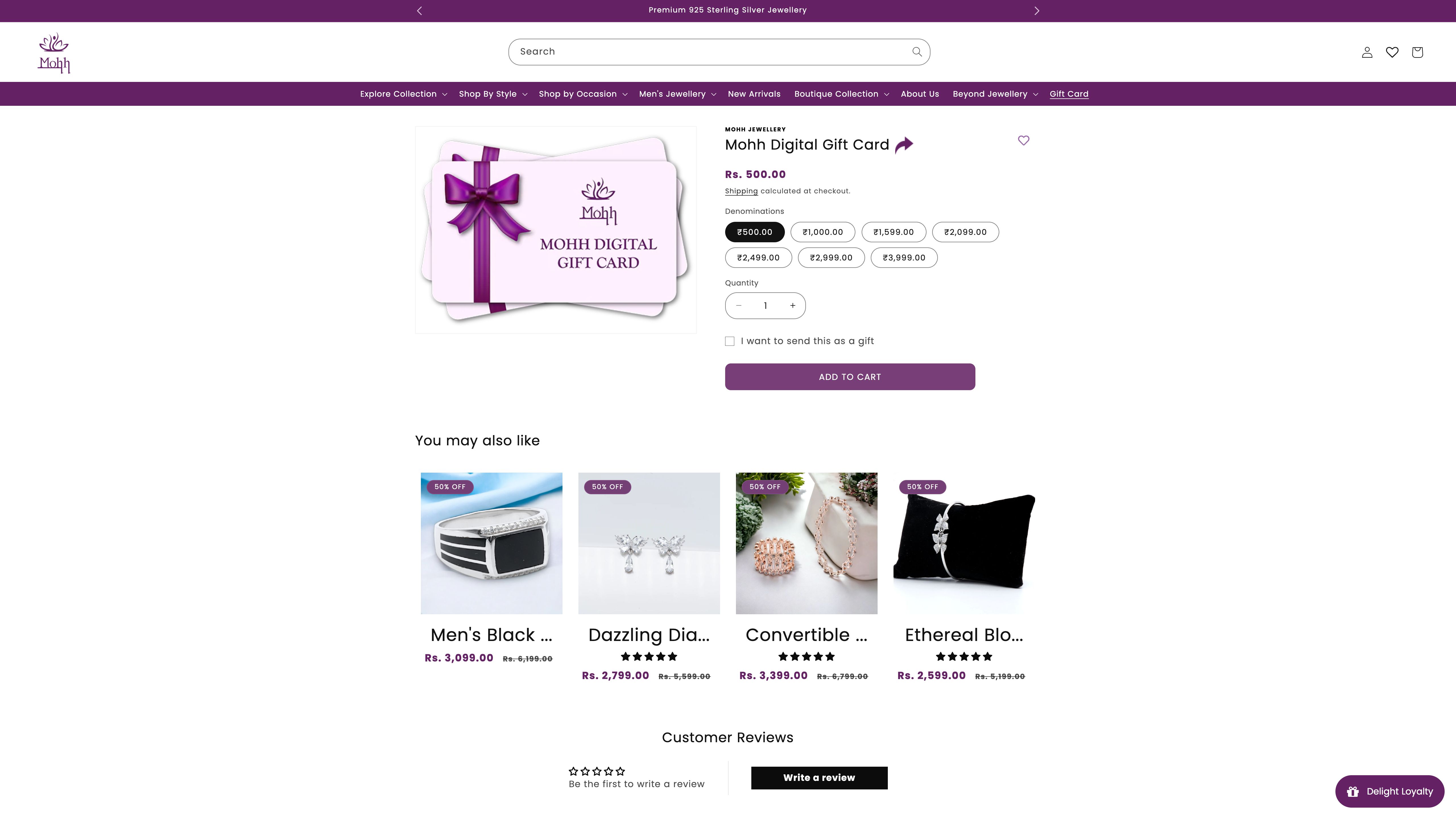 Store design for a new Brand - Mohh screenshot 4