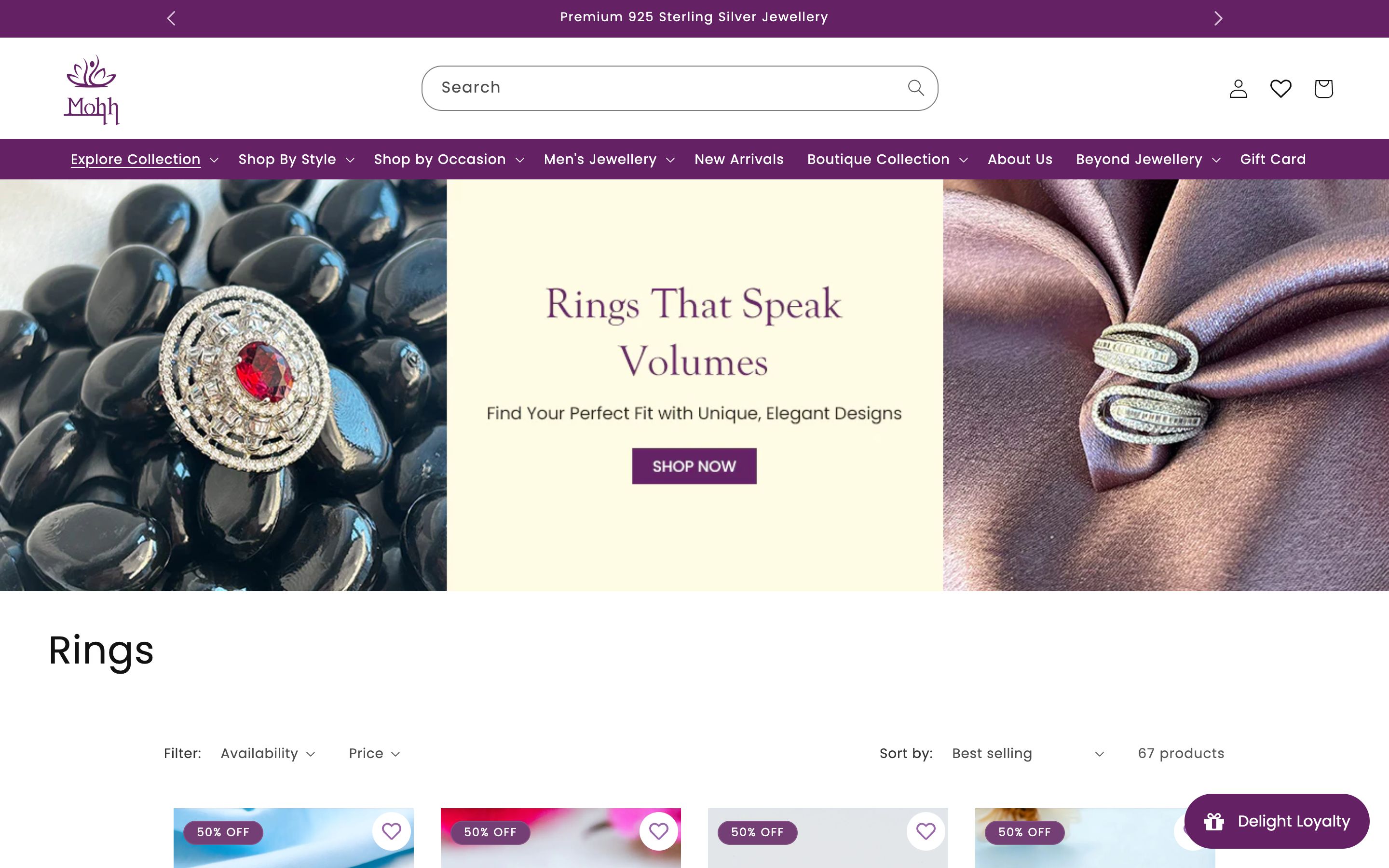 Store design for a new Brand - Mohh screenshot 3