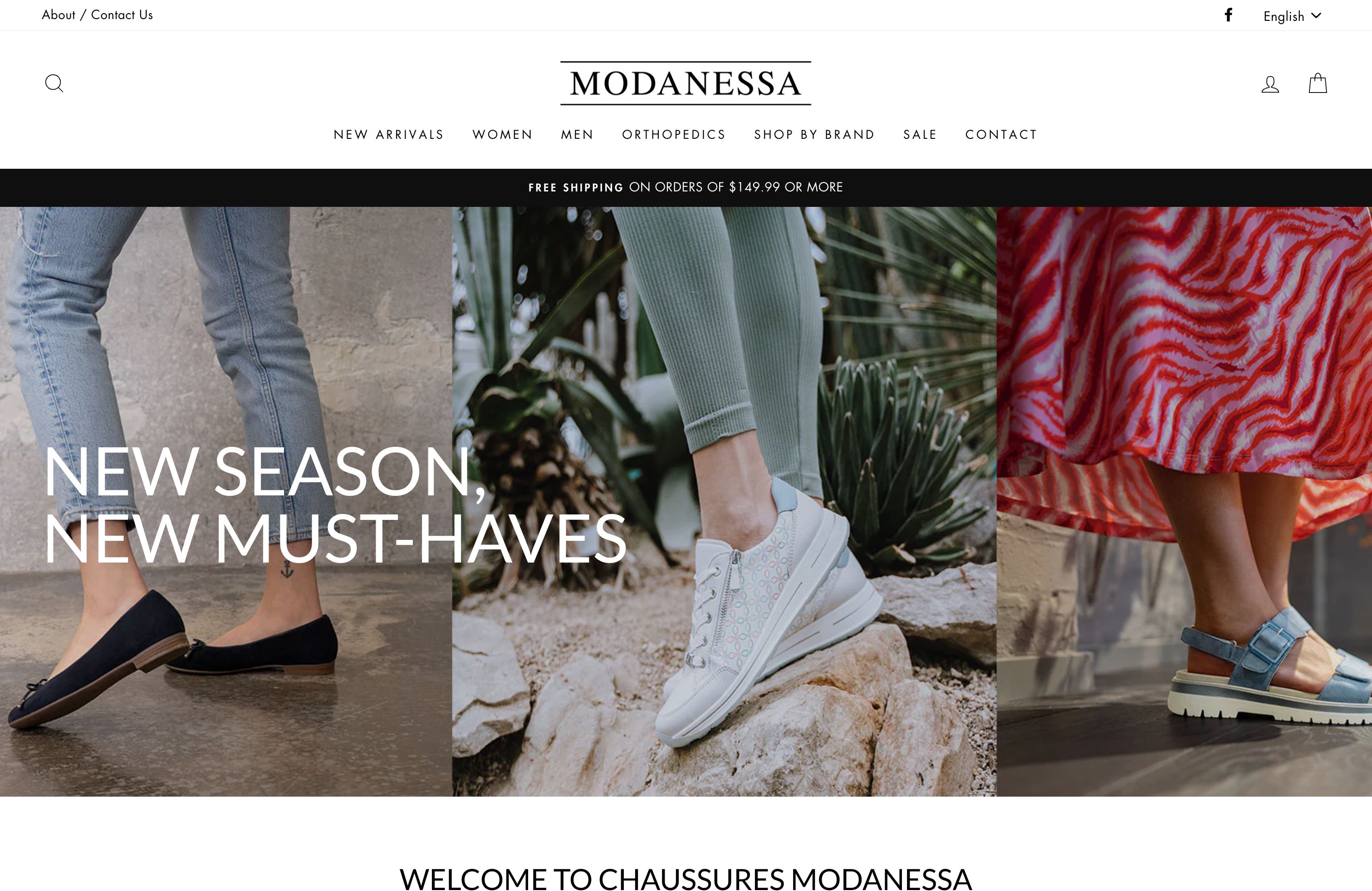 Modanessa Shoes -  A Premier Shoe Retailer in Montreal screenshot 7