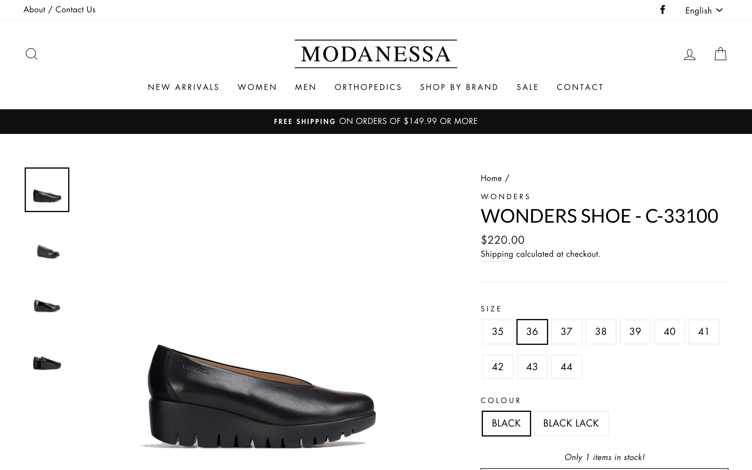 Modanessa Shoes -  A Premier Shoe Retailer in Montreal screenshot 5