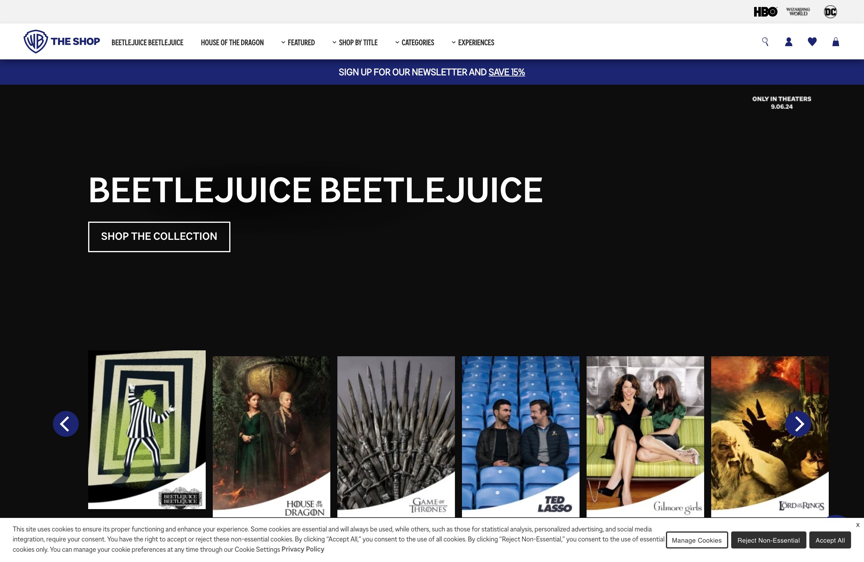 Warner Bros screenshot