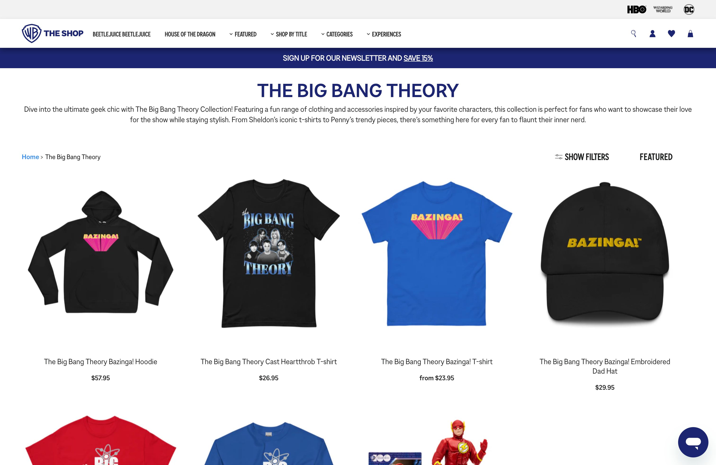 Warner Bros screenshot 2