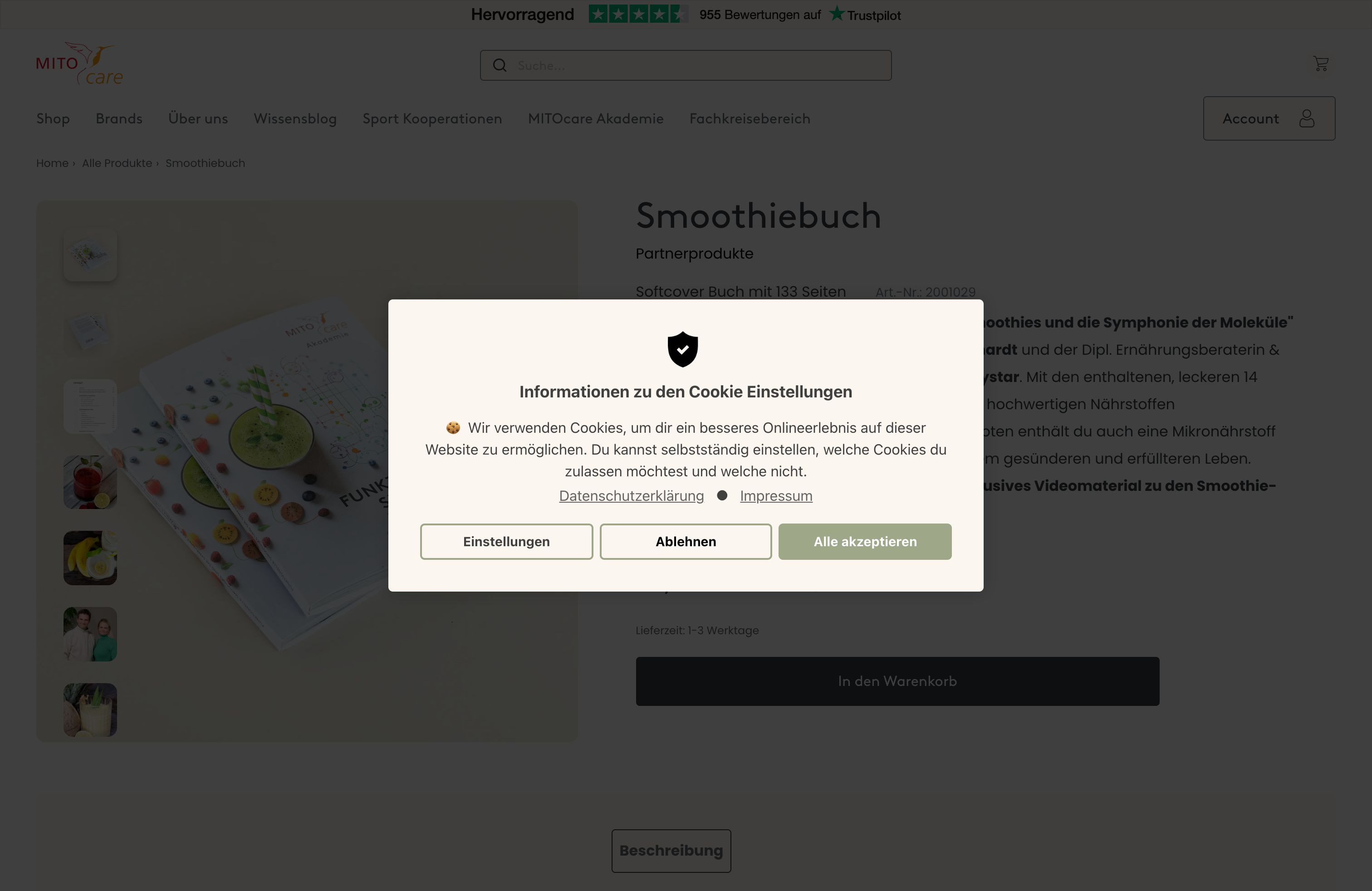 MITOcare - Shopmigration zu Shopify Plus screenshot 3