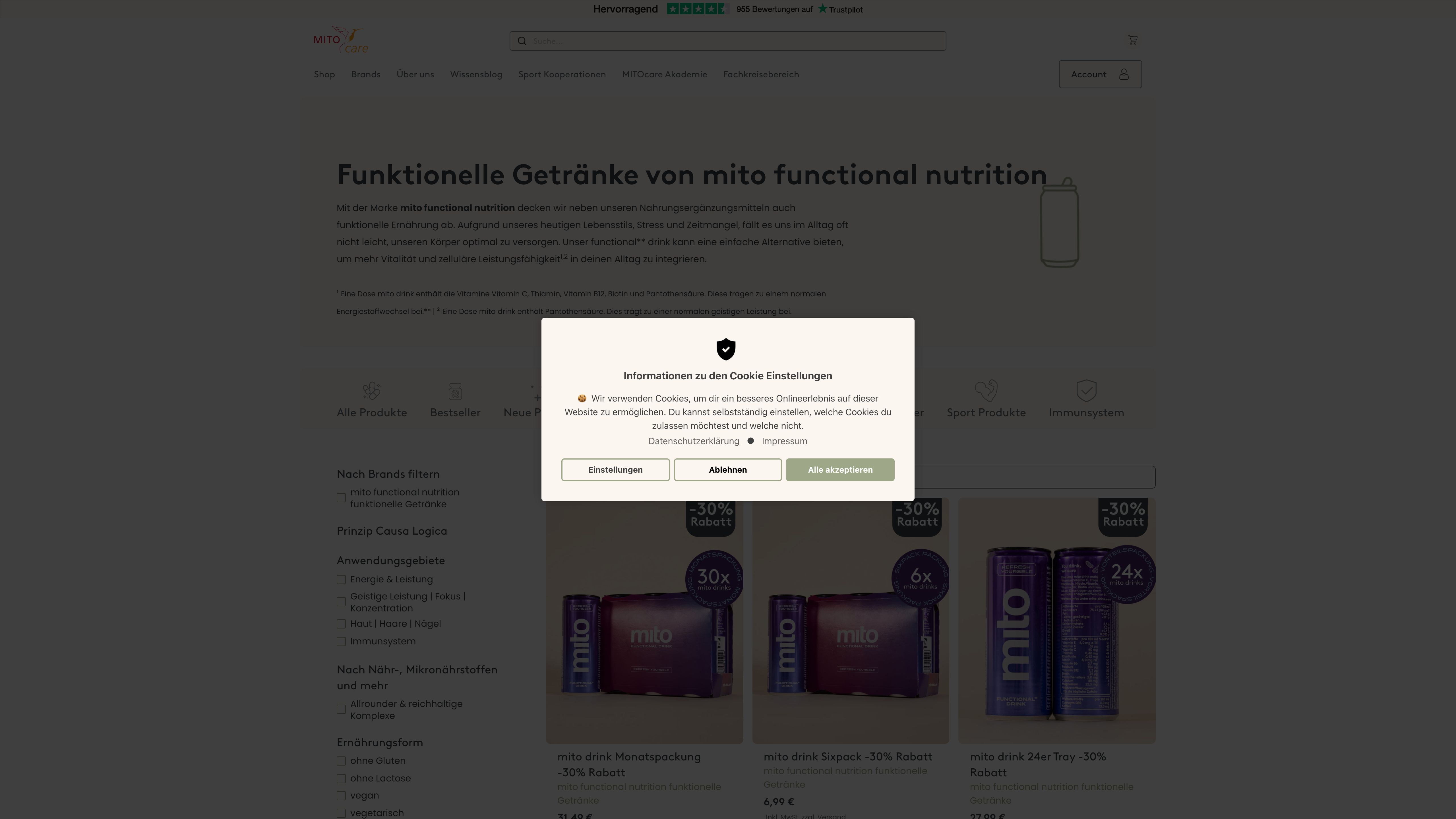 MITOcare - Shopmigration zu Shopify Plus screenshot 2