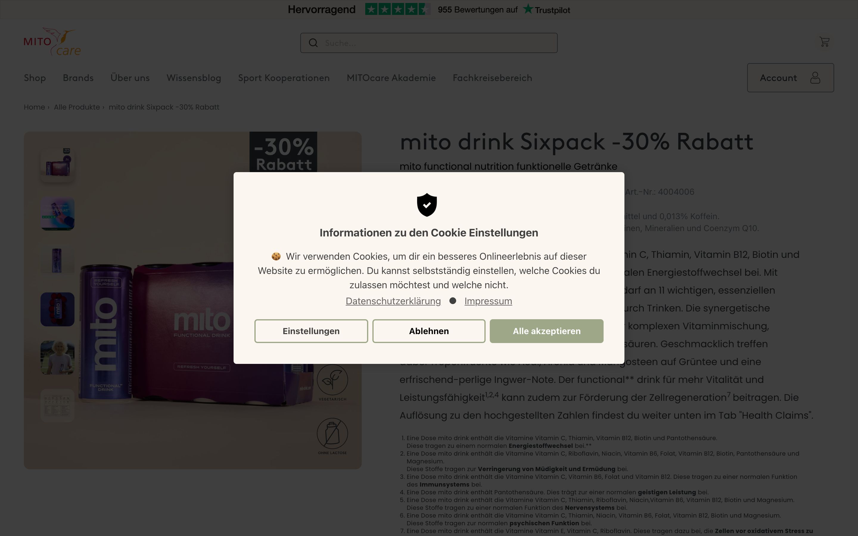 MITOcare - Shopmigration zu Shopify Plus screenshot 4