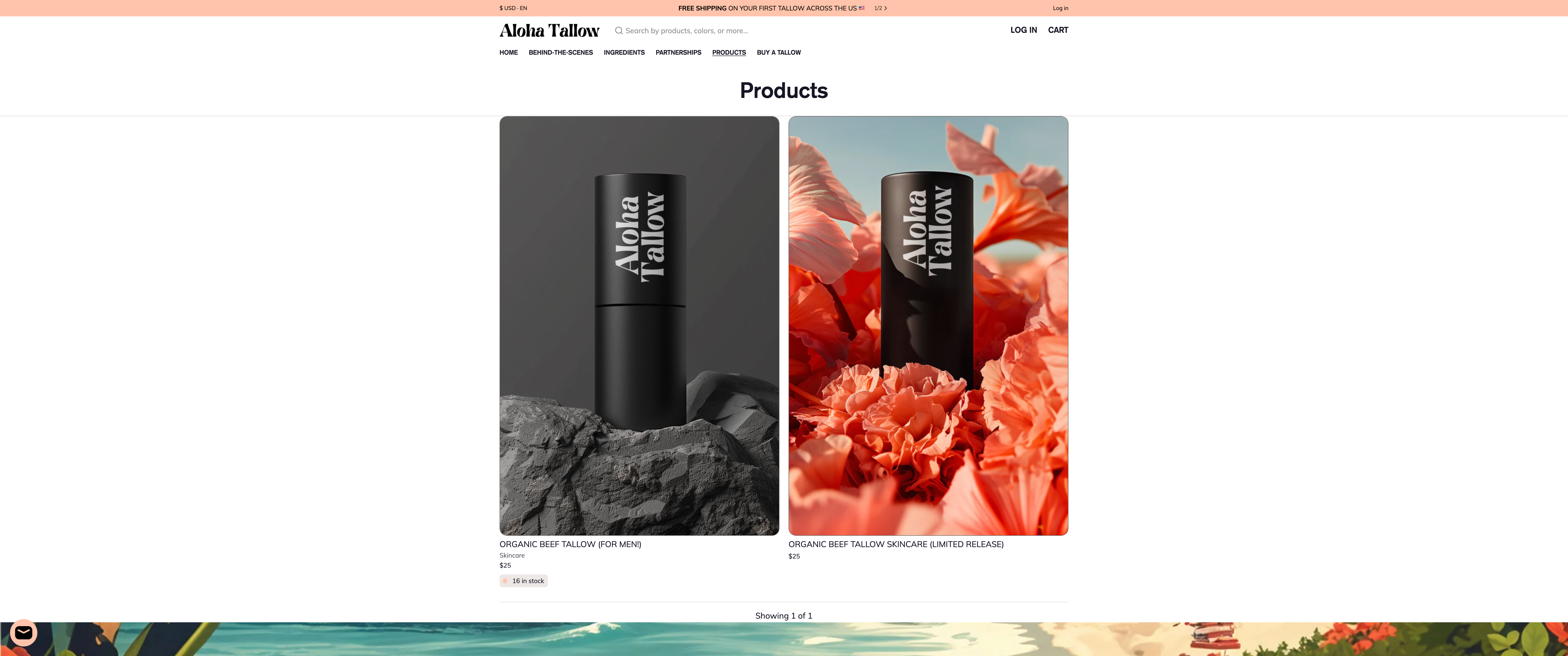 Aloha Tallow: Organic Tallow Skincare Inspired by Hawaiian Beauty Secrets