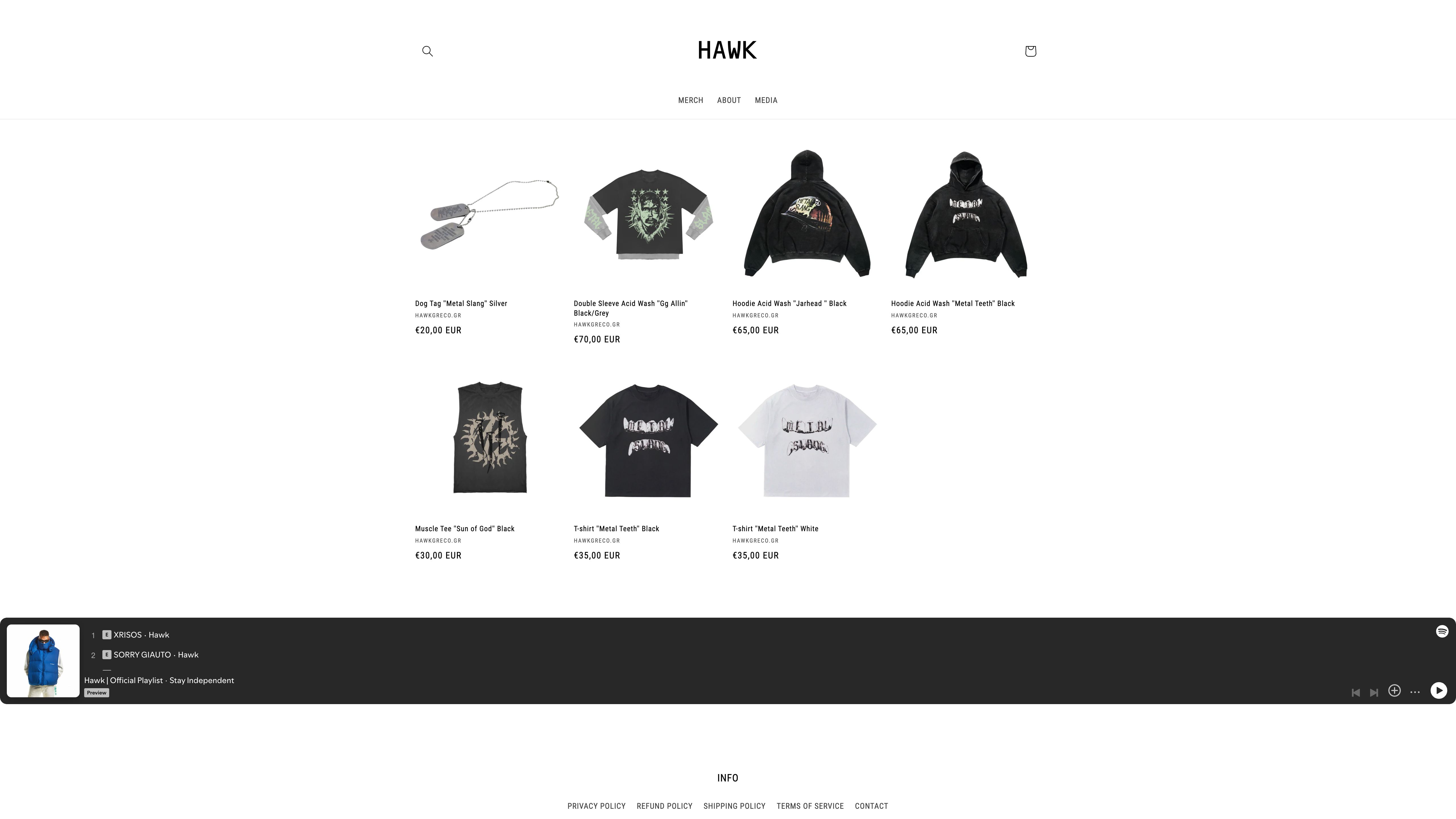 Hawk Greco: A Journey Through Music and Merch