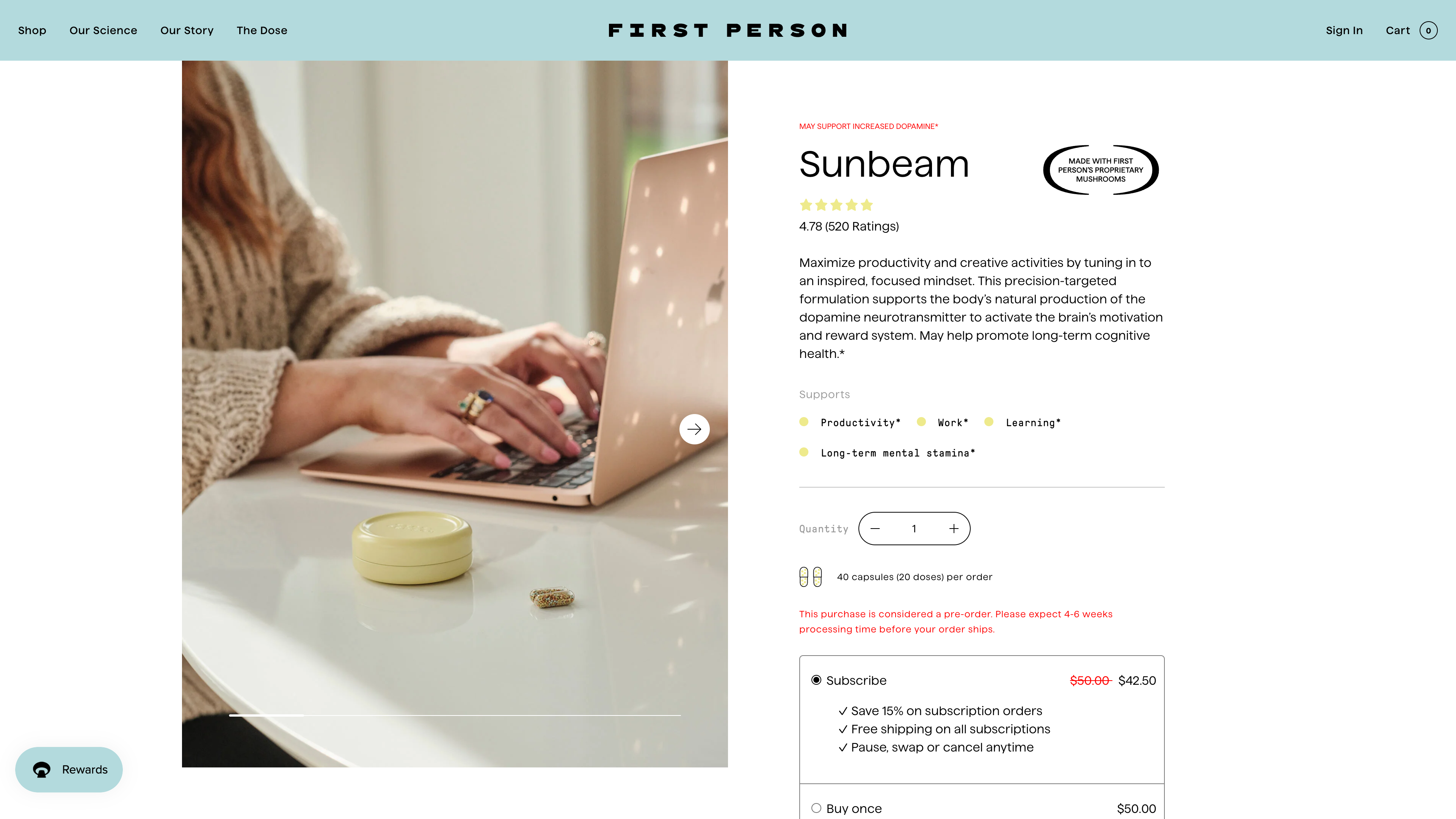 First Person Shopify Plus Theme Optimization screenshot 2