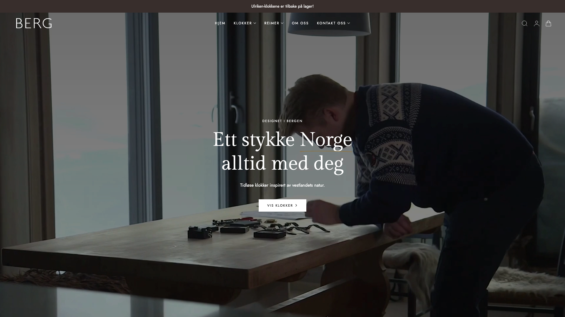 Berg Watches | Redesign, Vipps & Bergen Brand Identity