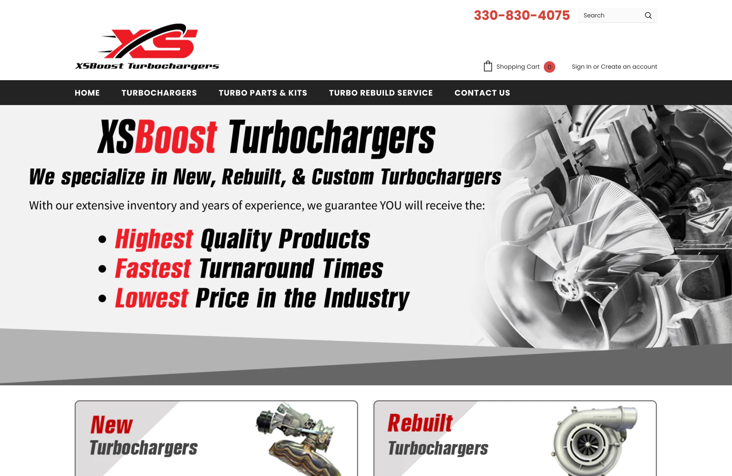 XSBoost Turbochargers screenshot