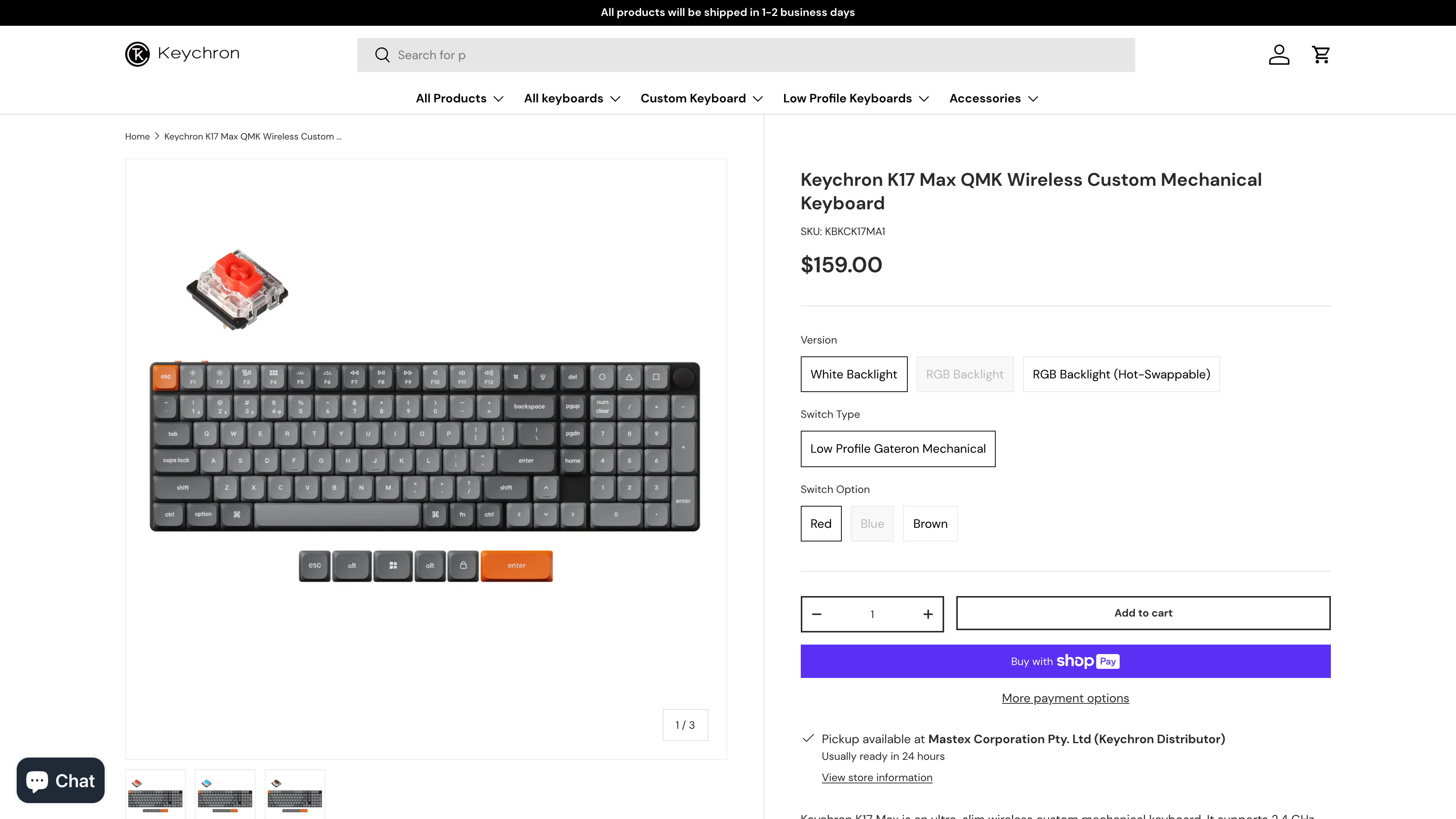 Keychron Website SEO & Google Ads screenshot 3