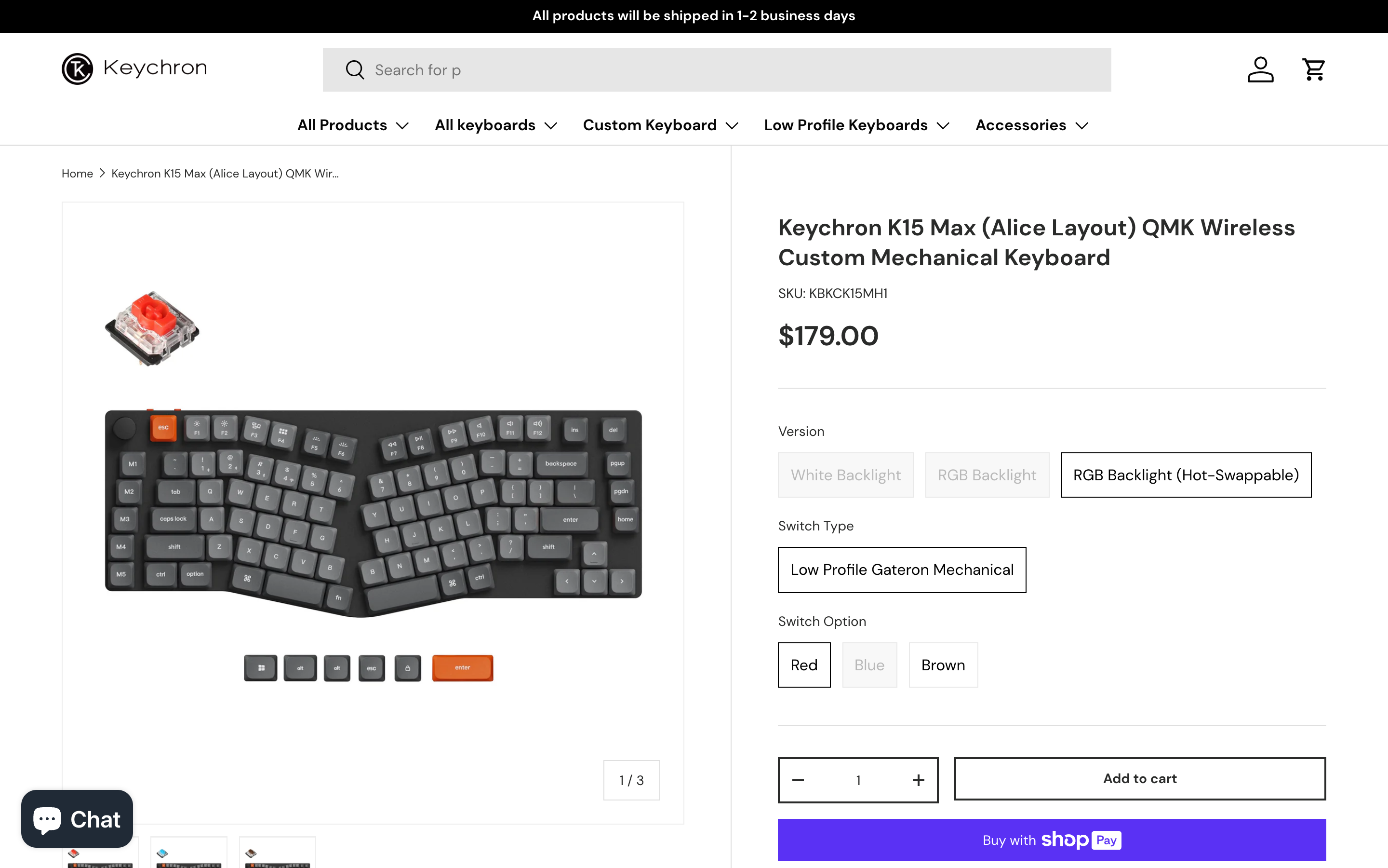 Keychron Website SEO & Google Ads screenshot 2