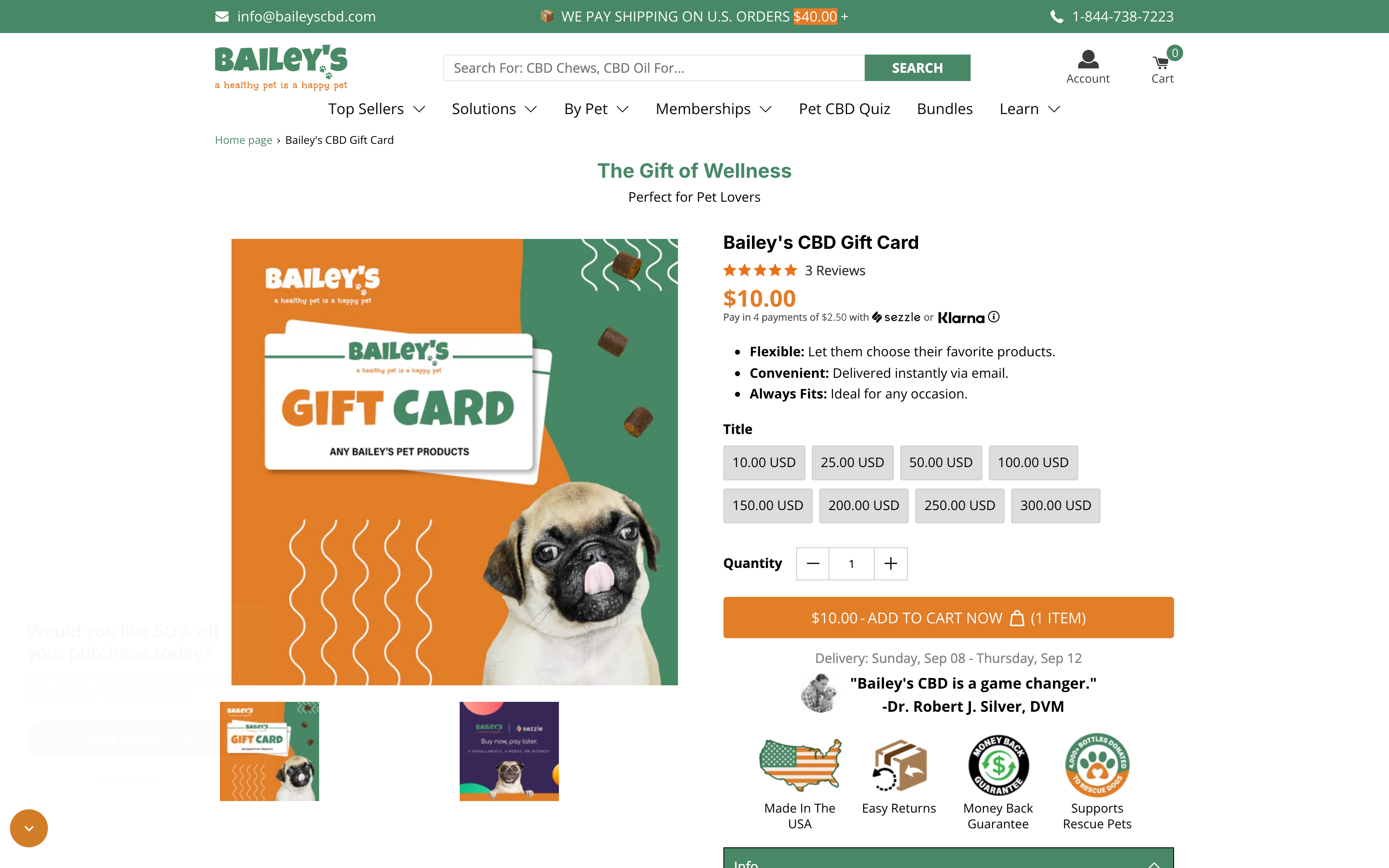 Baileys CBD screenshot 3