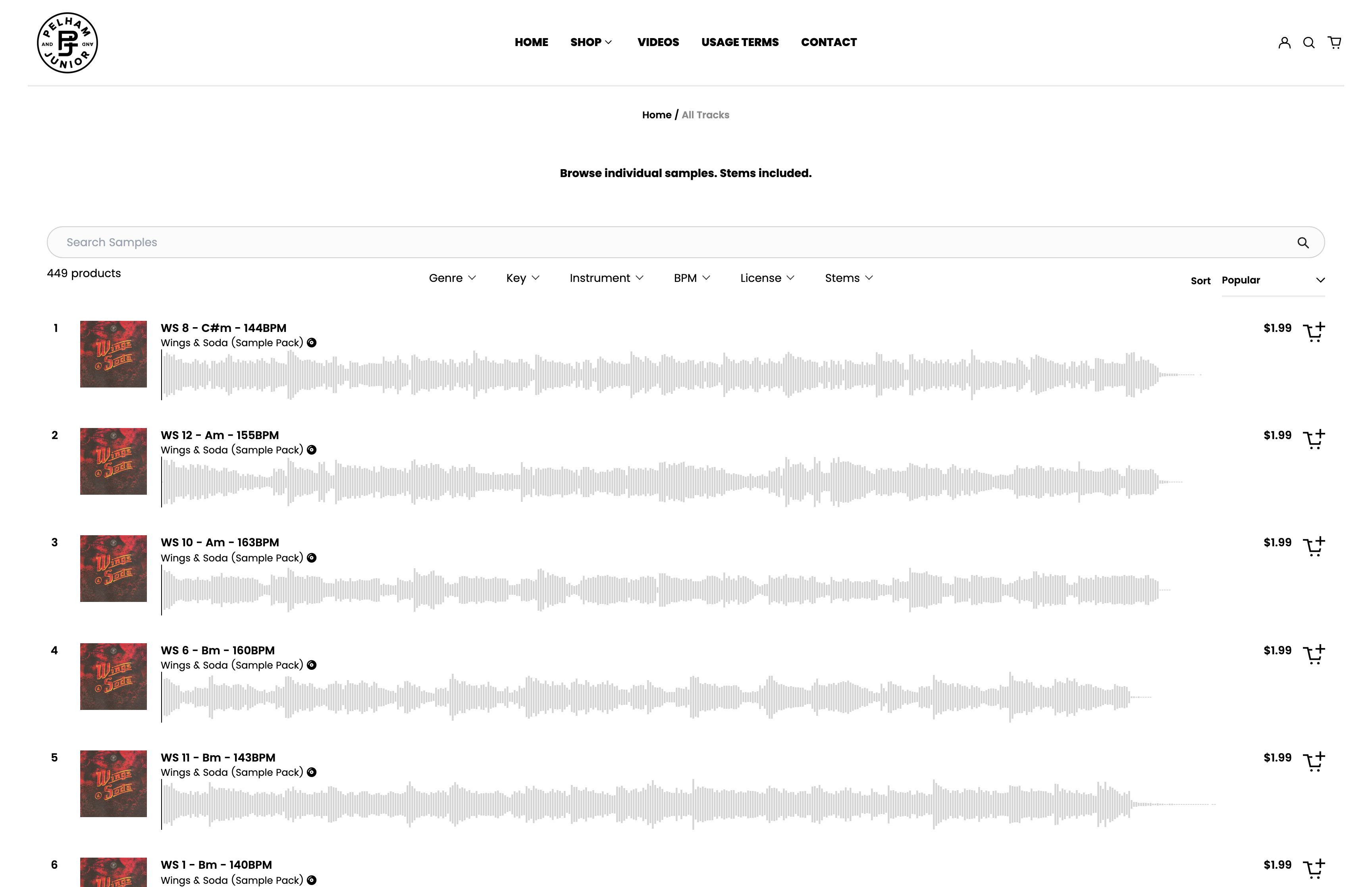 Customized Shopify Upgrade for Pelham & Junior: Music Producers' Online Experience