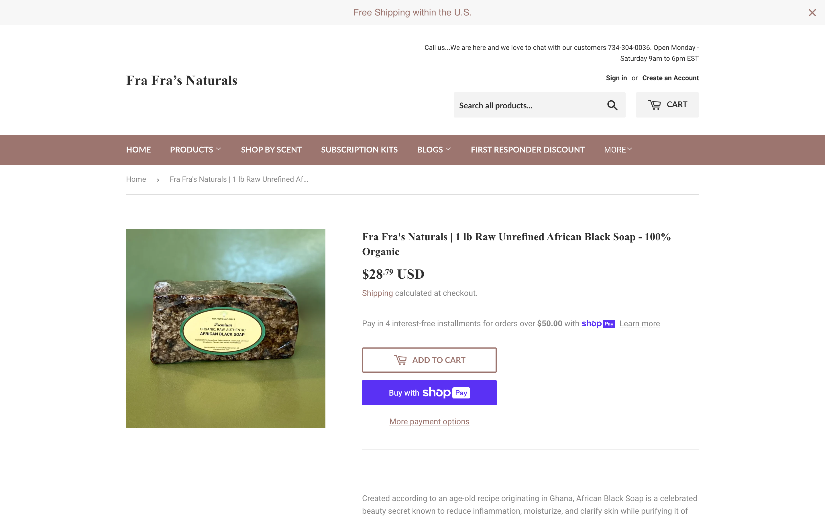 Fra Fra's Naturals | US based Skincare brands with deep Ghanaian Roots screenshot 6