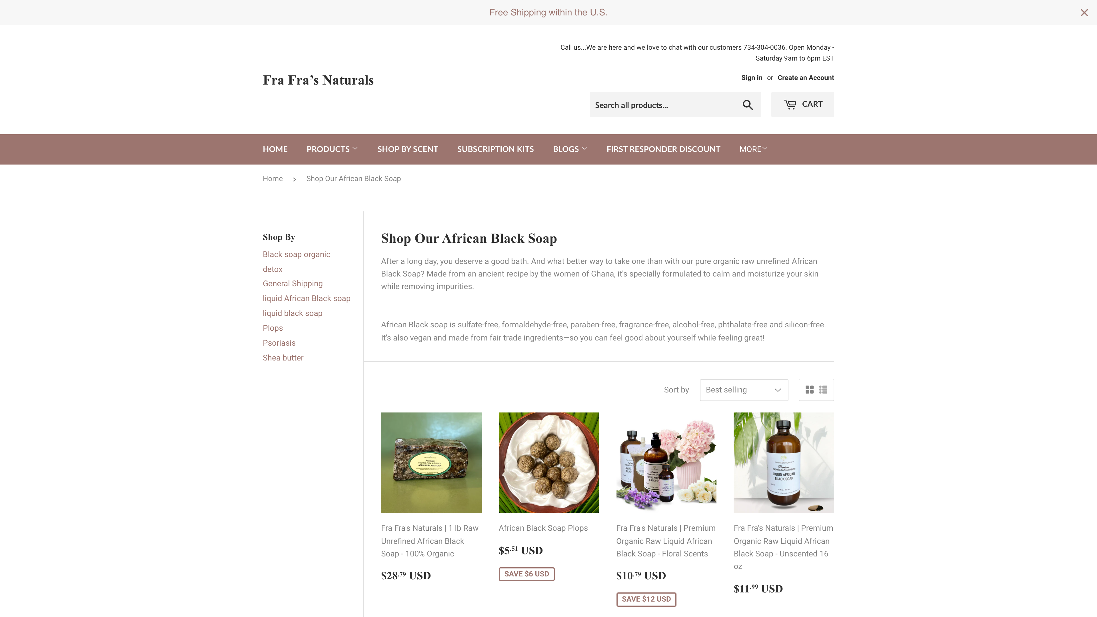 Fra Fra's Naturals | US based Skincare brands with deep Ghanaian Roots screenshot 2