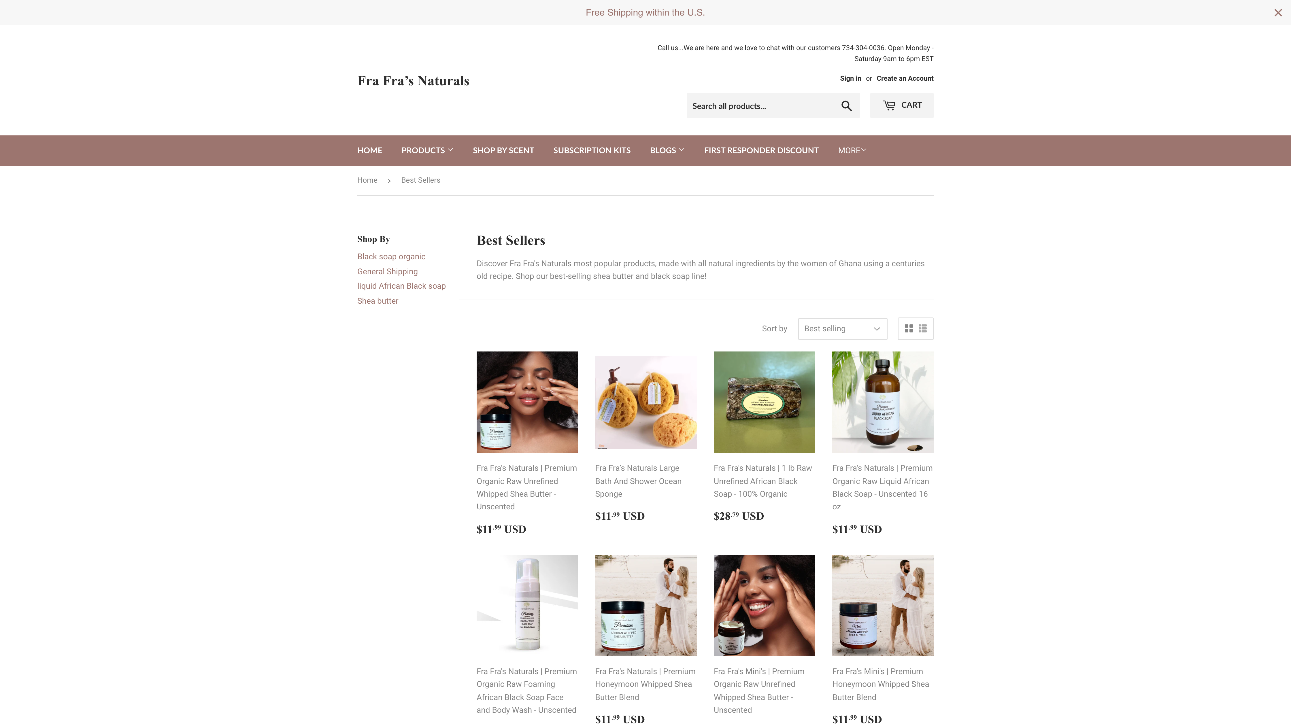 Fra Fra's Naturals | US based Skincare brands with deep Ghanaian Roots screenshot
