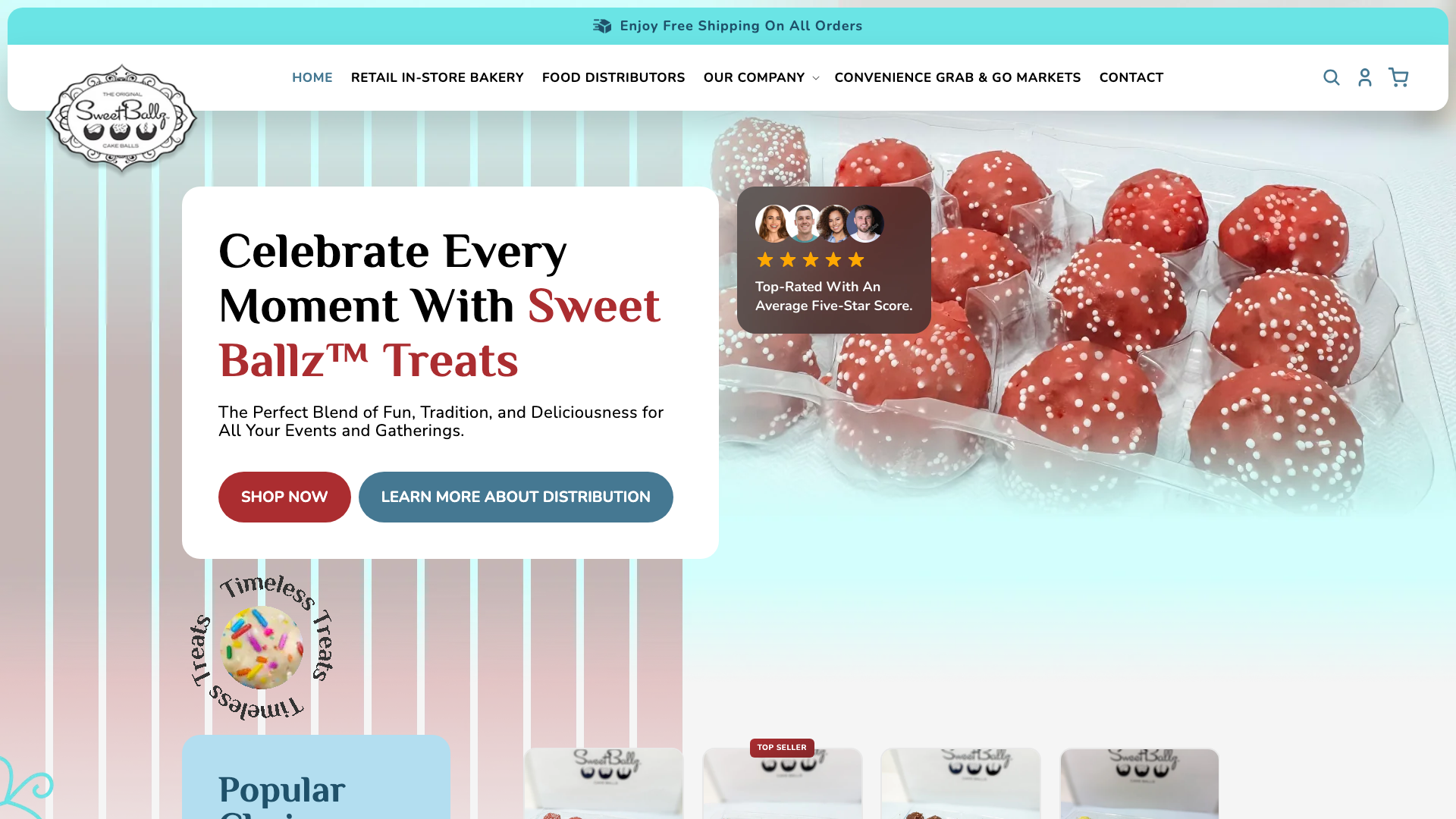 Shopify Redesign & SEO Strategy for SweetBallz