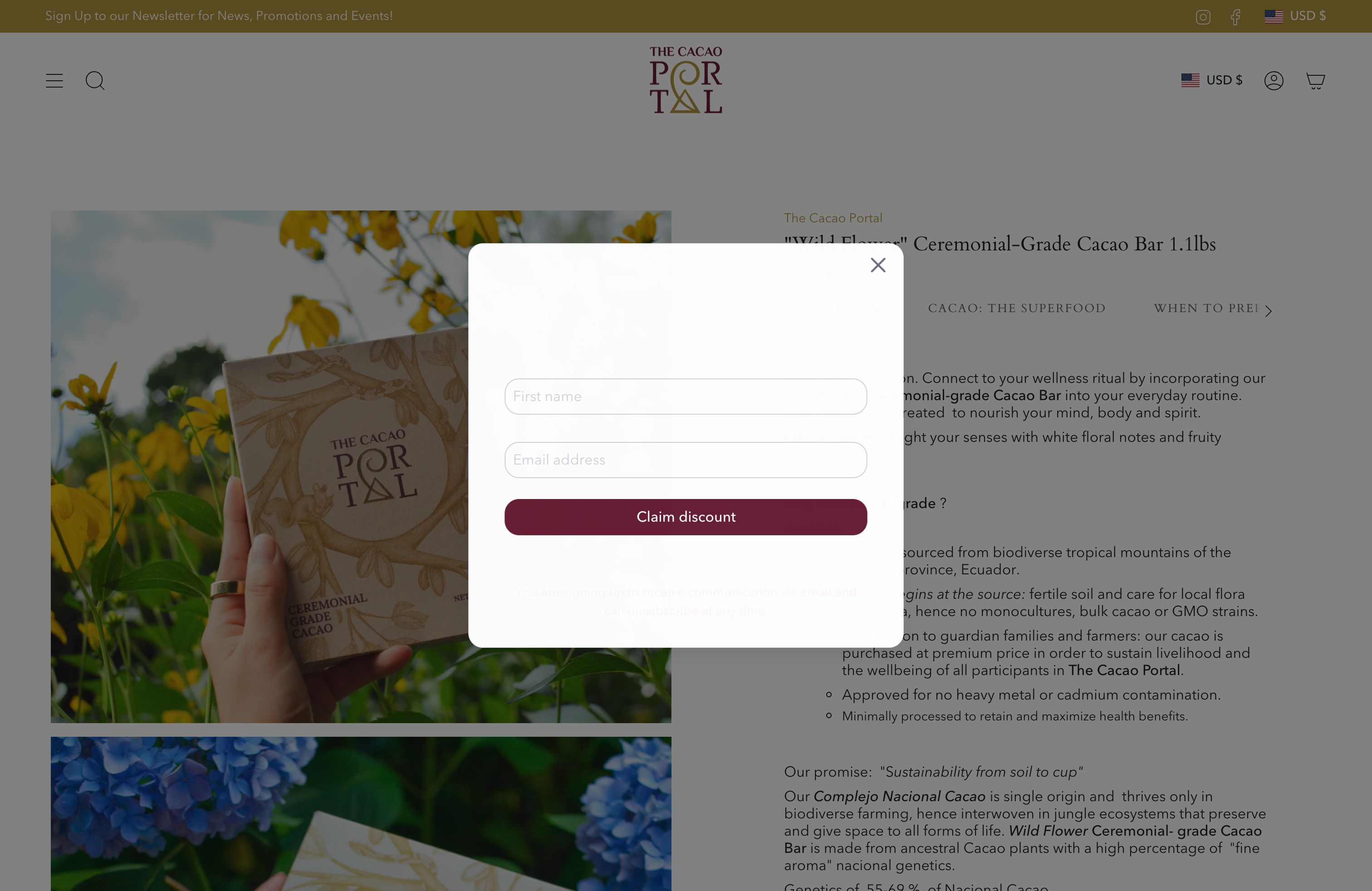 The Cacao Portal | Creative Design  screenshot 2