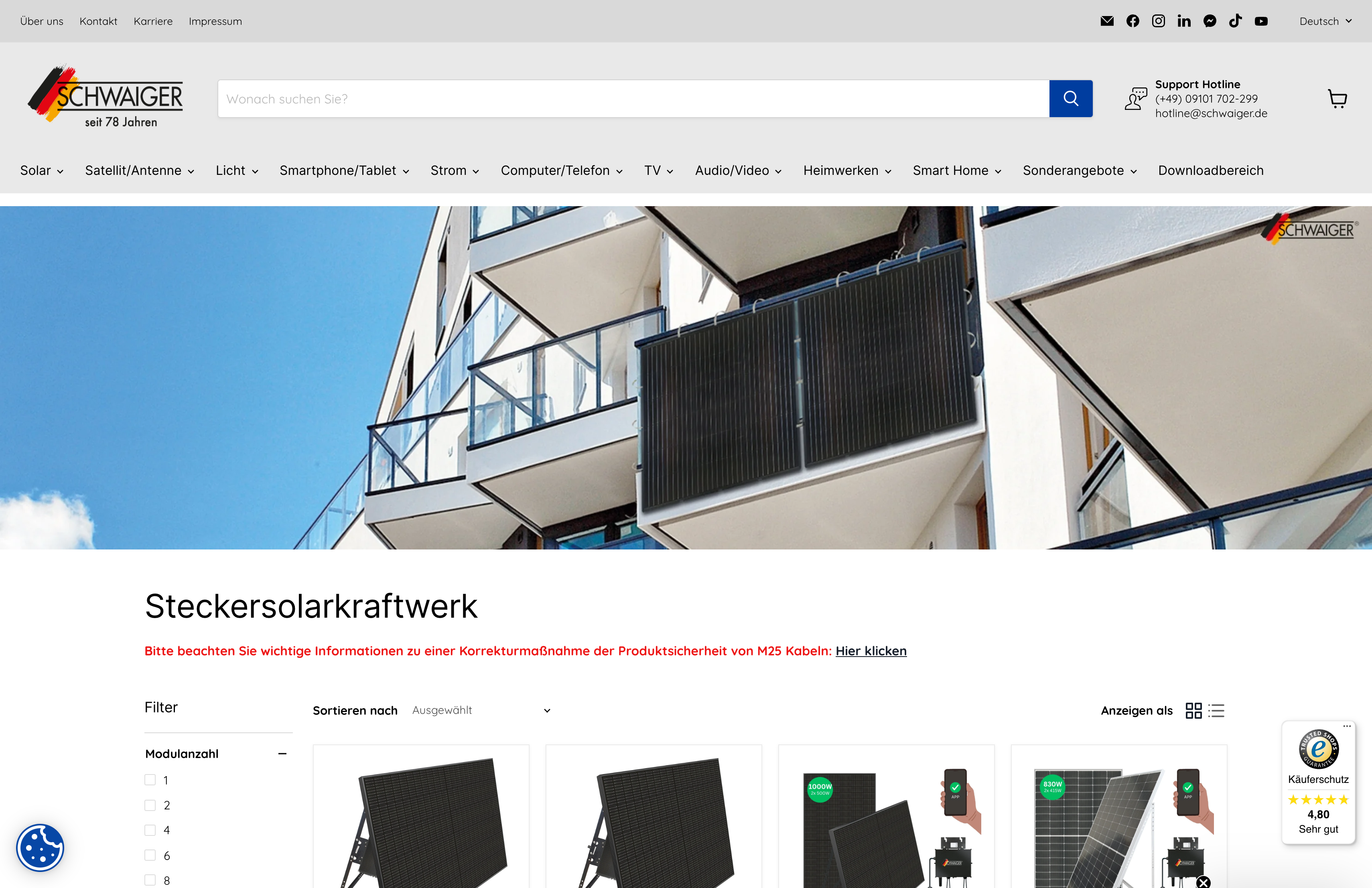 Schwaiger -  Migration von Magento zu Shopify und Plenty Markets screenshot 4