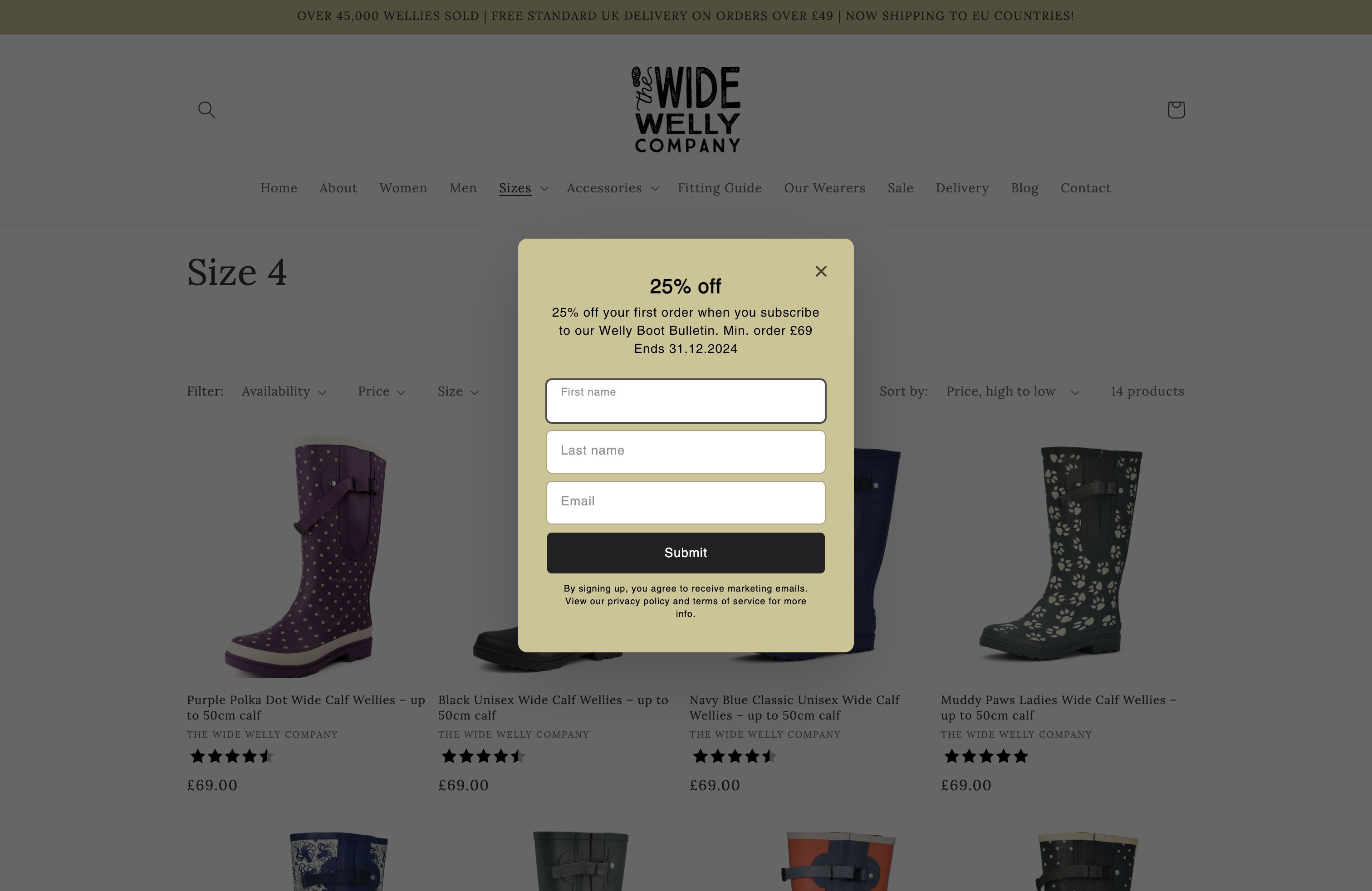 Fashion website screenshot 4