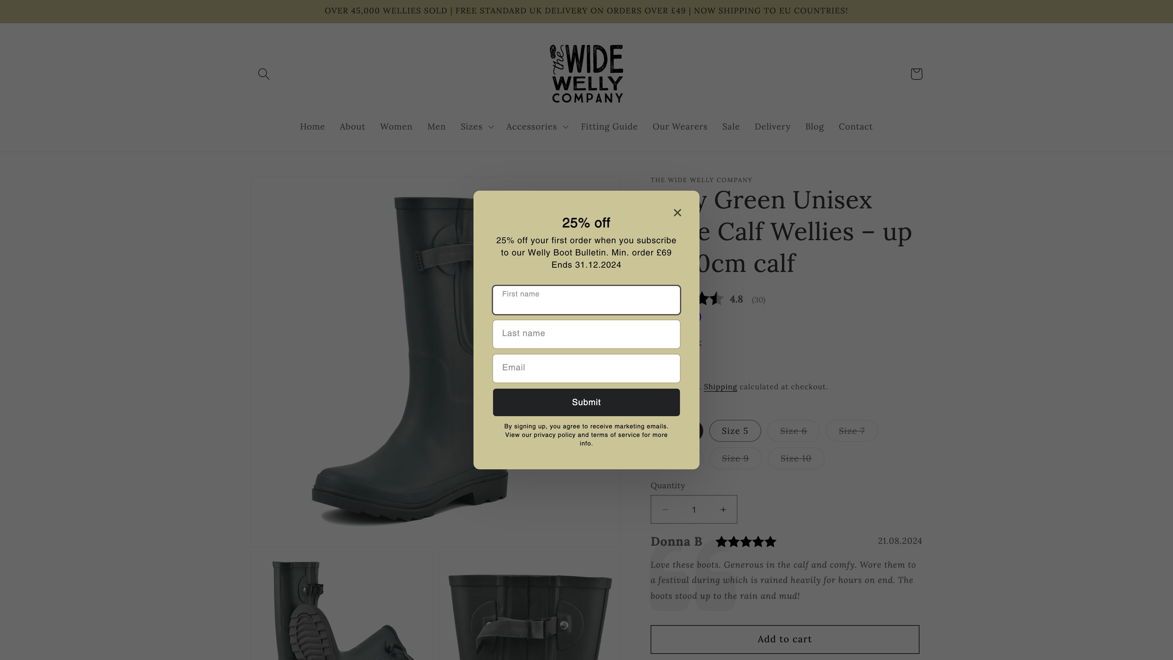 Fashion website screenshot 5