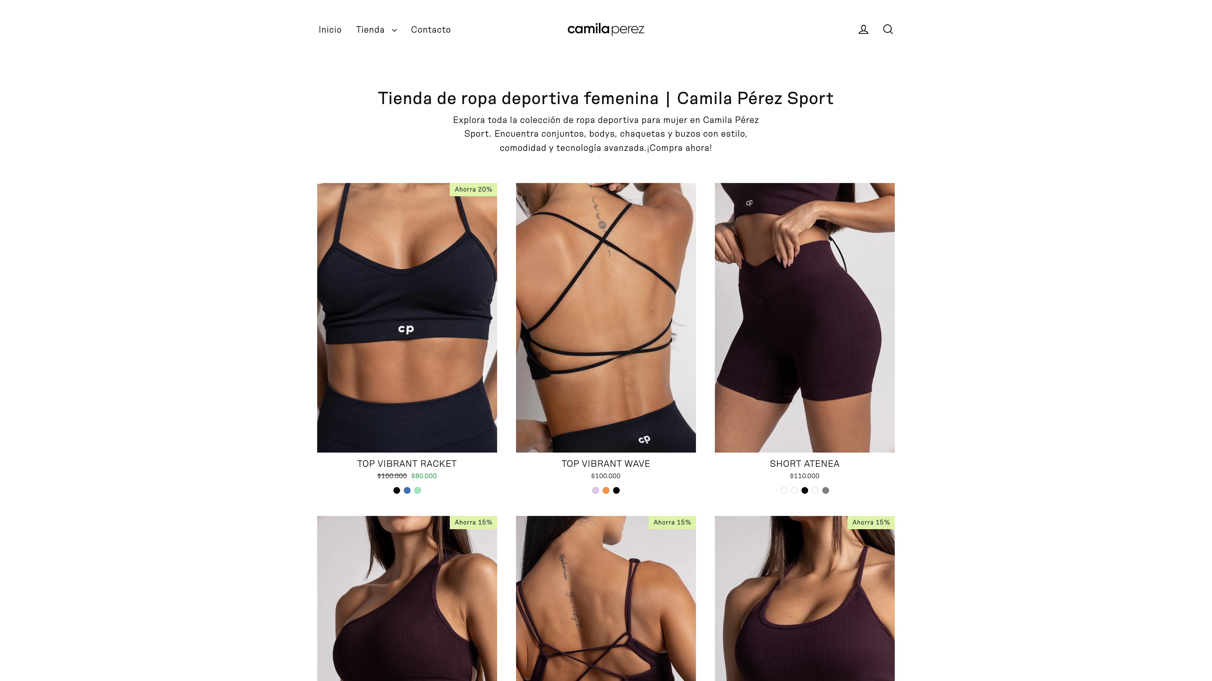 Camila Pérez Sport screenshot 2