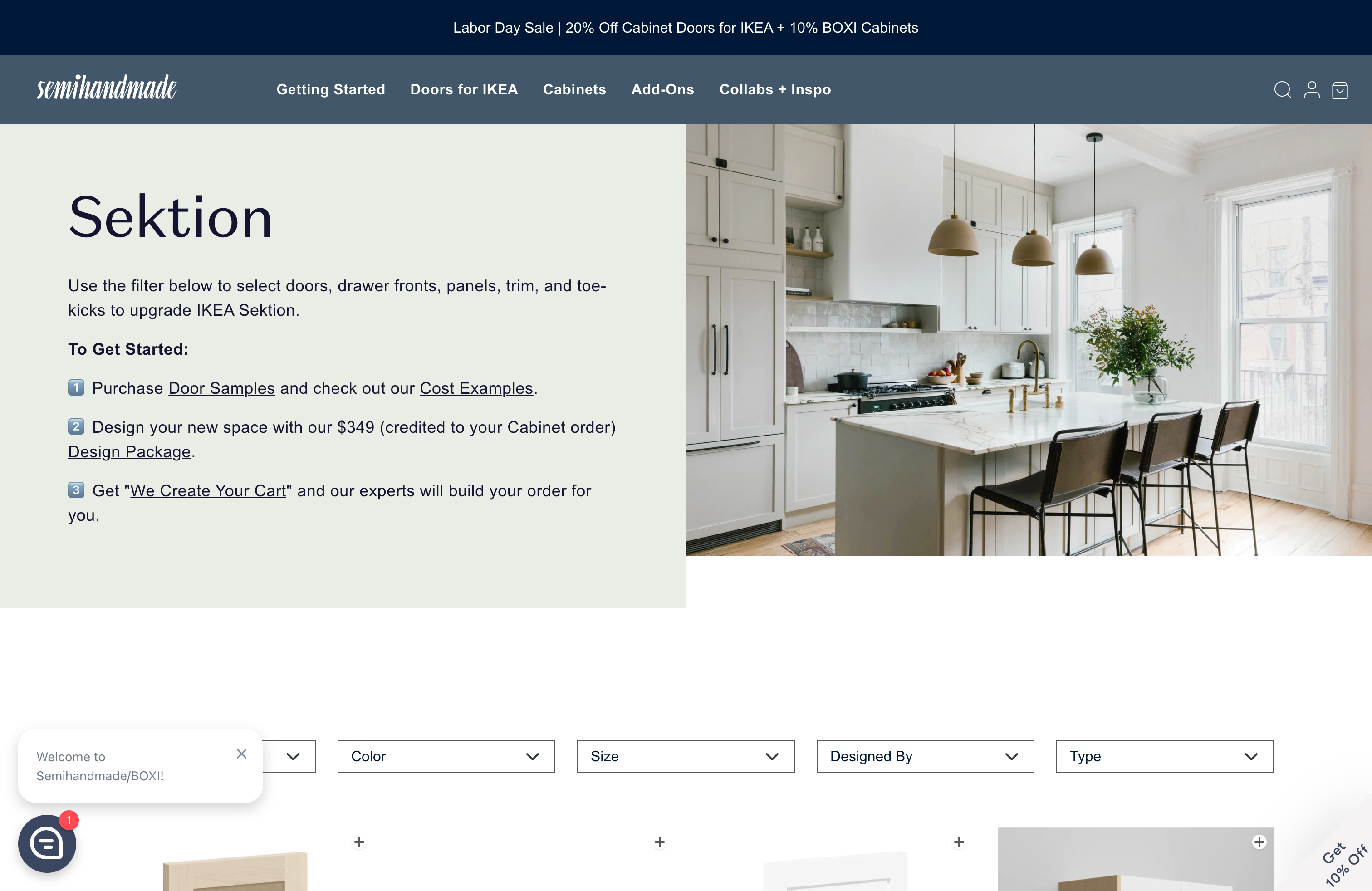 Semihandmade: Full Custom Shopify Theme + Shopify Custom App screenshot 2
