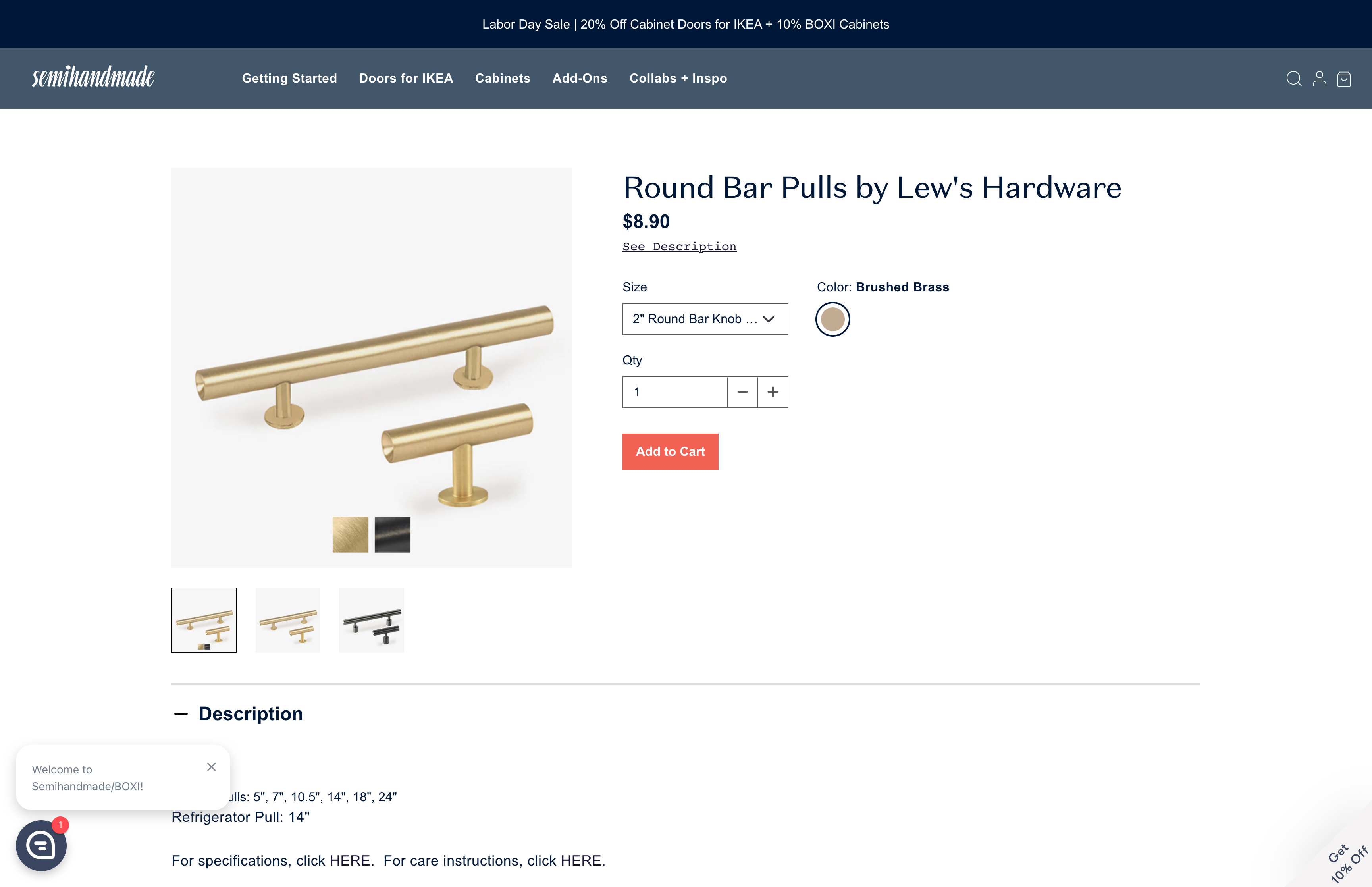 Semihandmade: Full Custom Shopify Theme + Shopify Custom App screenshot 5