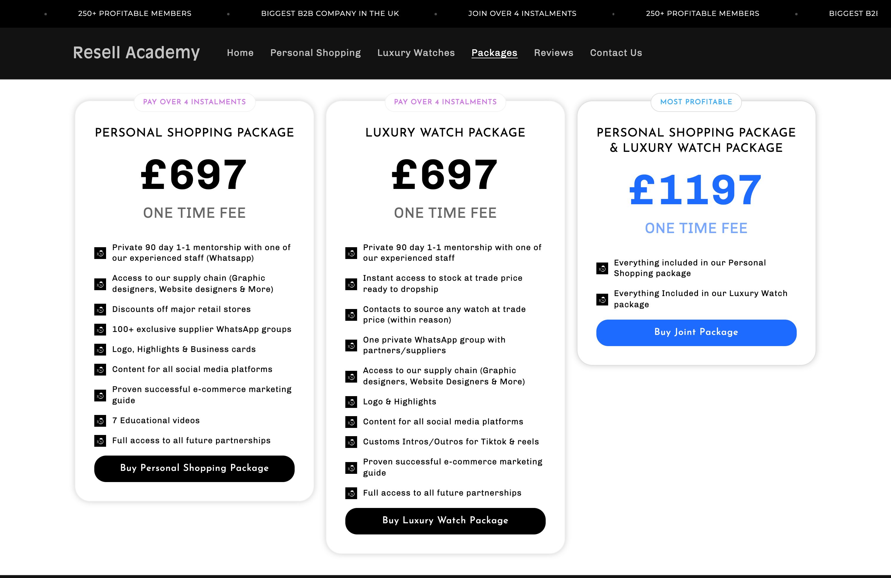Resell Academy UK screenshot 2