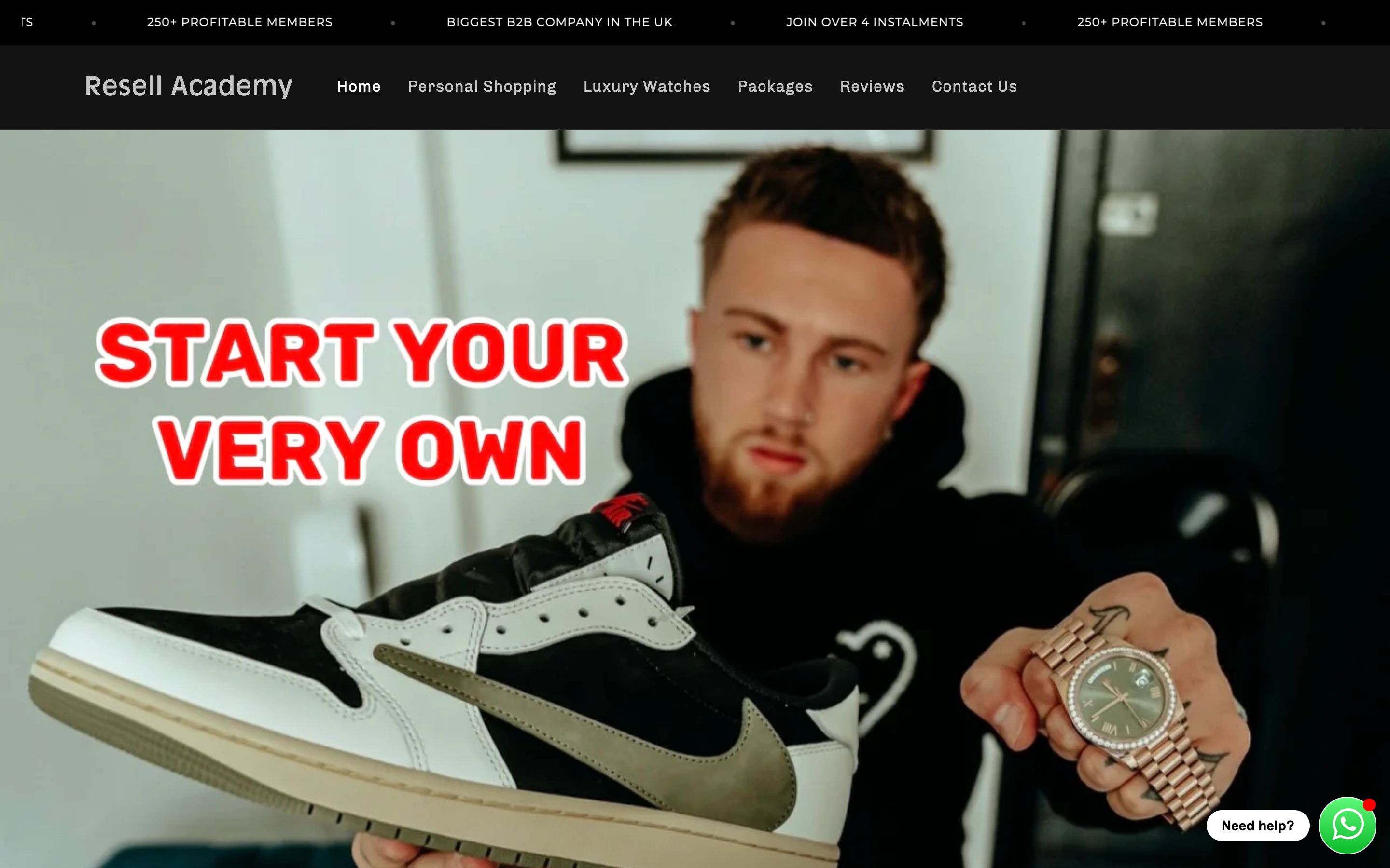 Resell Academy UK screenshot